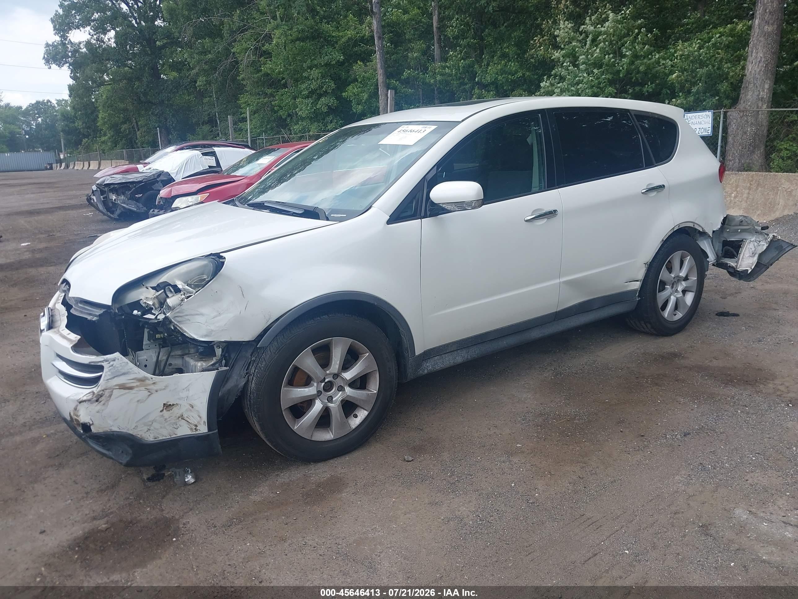 2006 Subaru B9 Tribeca Base 7-passenger/limited 7-passenger White vin: 4S4WX85C464404441