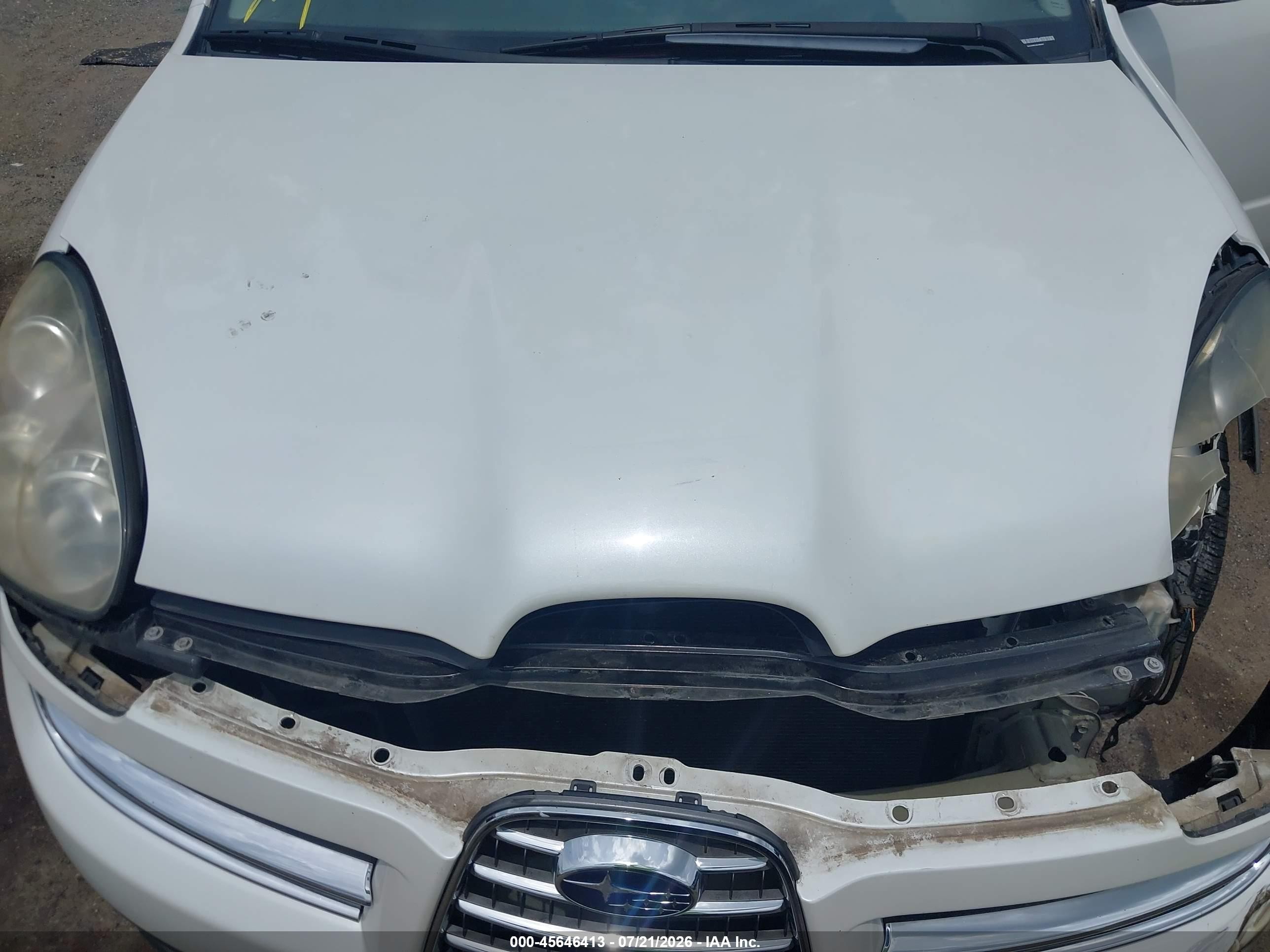 2006 Subaru B9 Tribeca Base 7-passenger/limited 7-passenger White vin: 4S4WX85C464404441