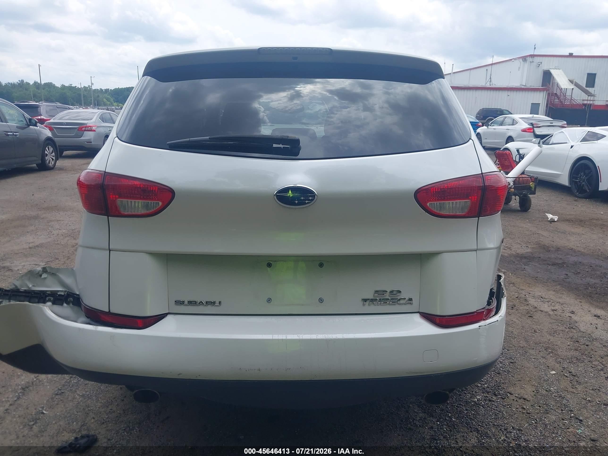 2006 Subaru B9 Tribeca Base 7-passenger/limited 7-passenger White vin: 4S4WX85C464404441