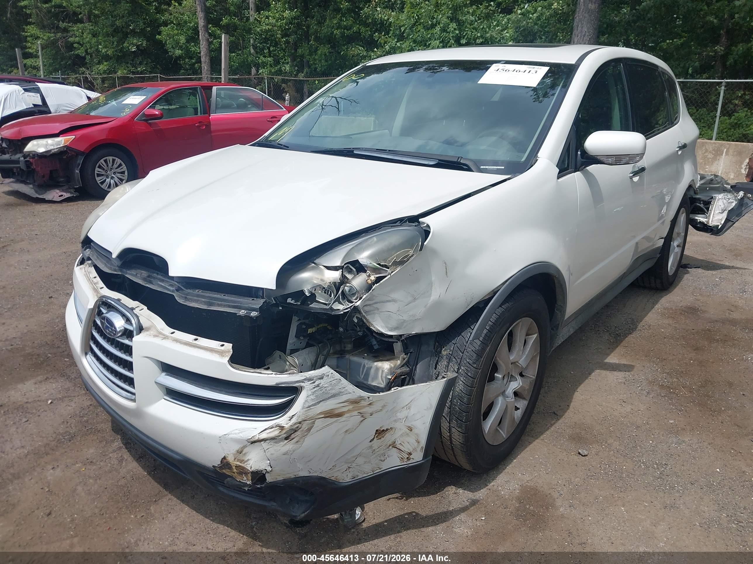 2006 Subaru B9 Tribeca Base 7-passenger/limited 7-passenger White vin: 4S4WX85C464404441