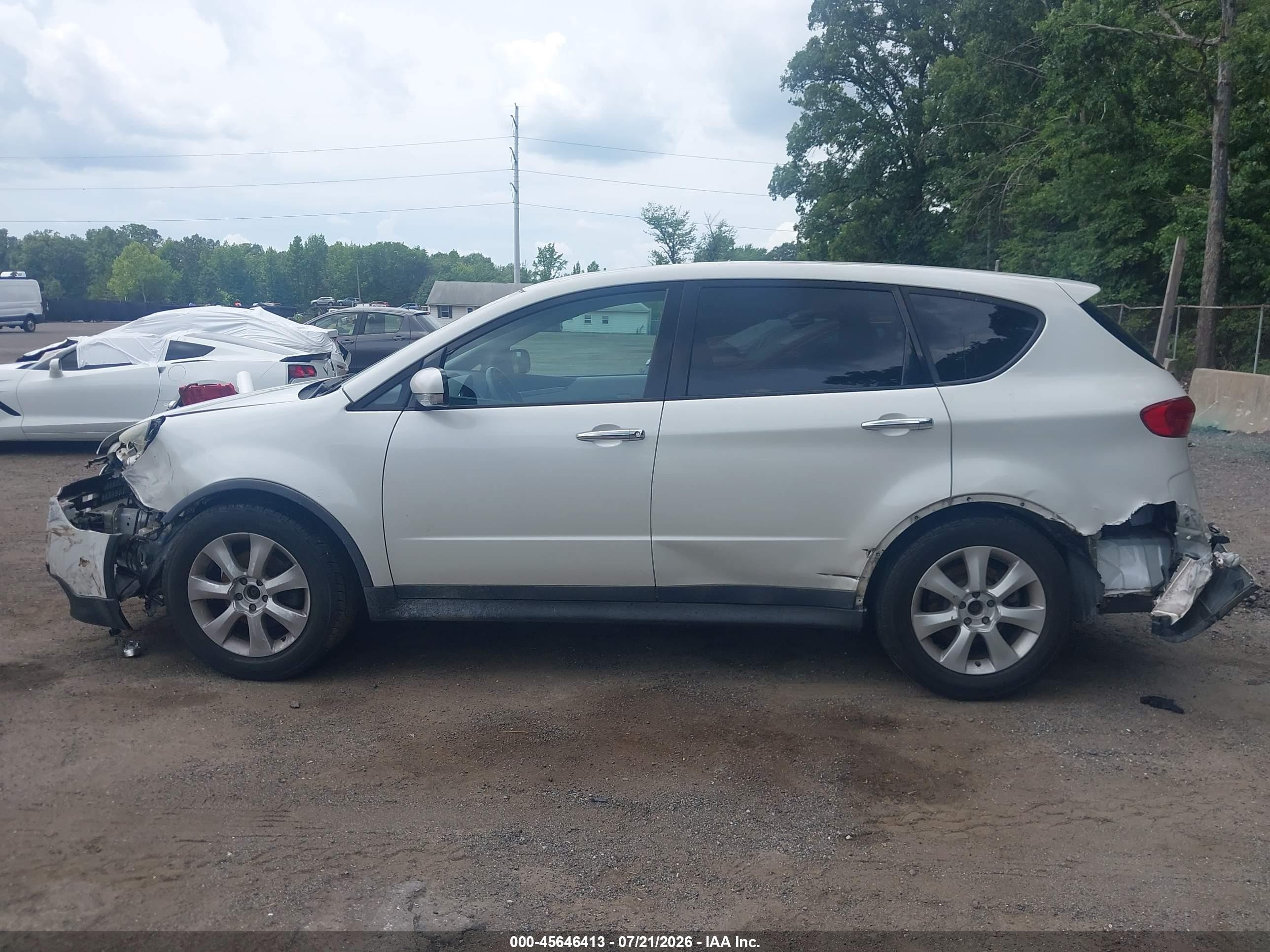 2006 Subaru B9 Tribeca Base 7-passenger/limited 7-passenger White vin: 4S4WX85C464404441