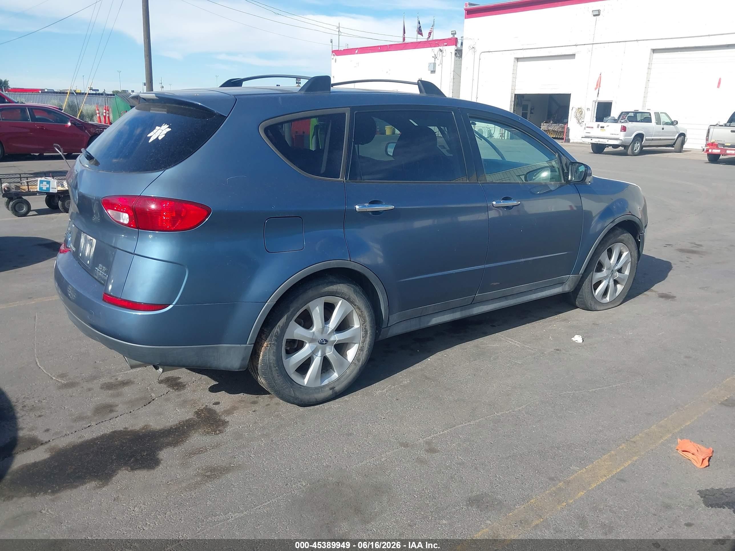 2006 Subaru B9 Tribeca Limited 7-passenger Blue vin: 4S4WX85C464424916