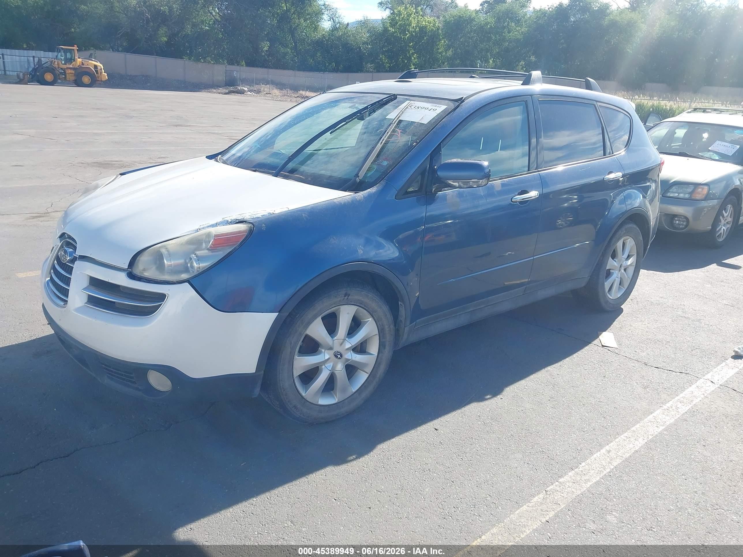 2006 Subaru B9 Tribeca Limited 7-passenger Blue vin: 4S4WX85C464424916