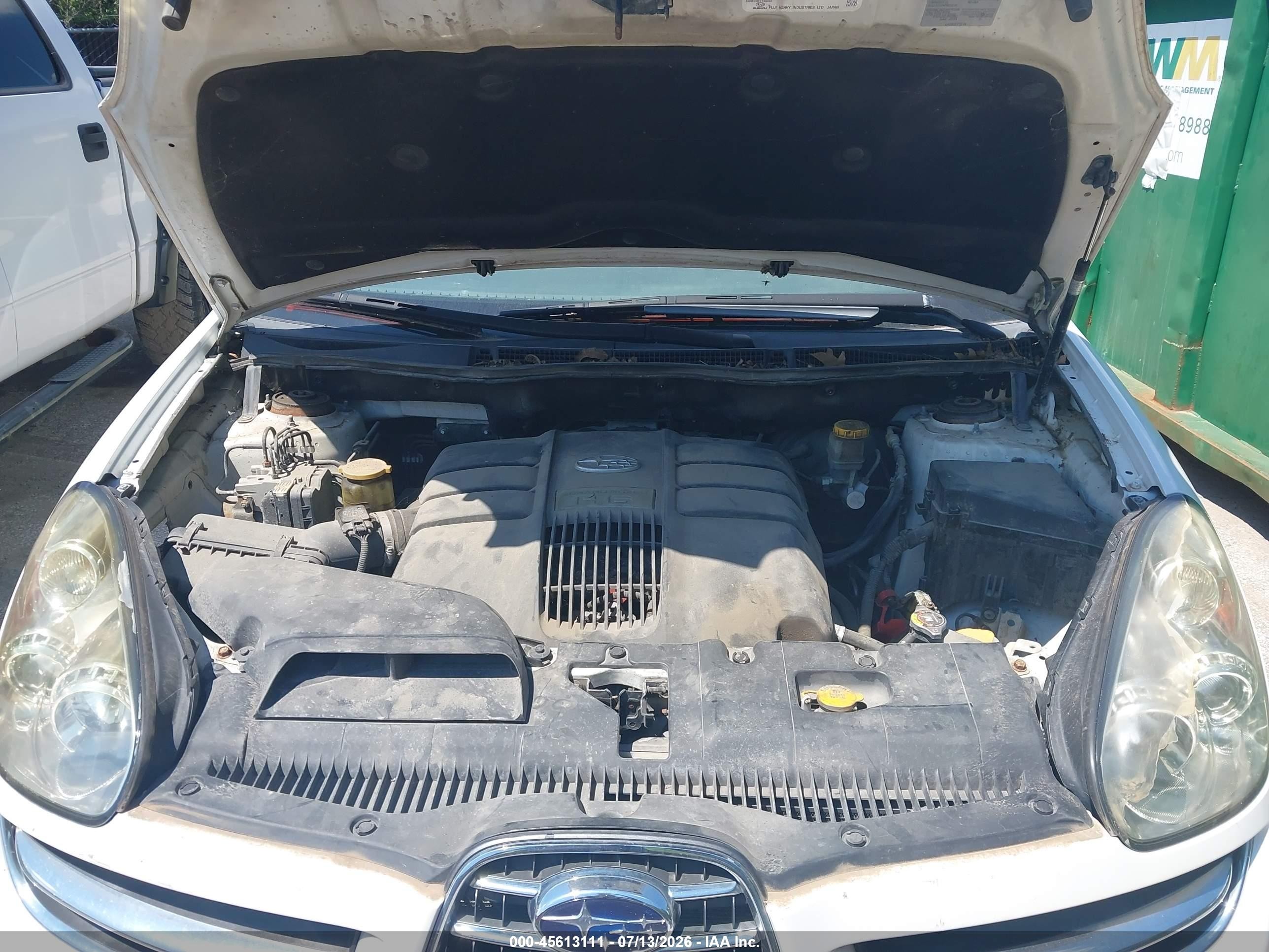 2006 Subaru B9 Tribeca Base 7-passenger/limited 7-passenger White vin: 4S4WX85C664408412