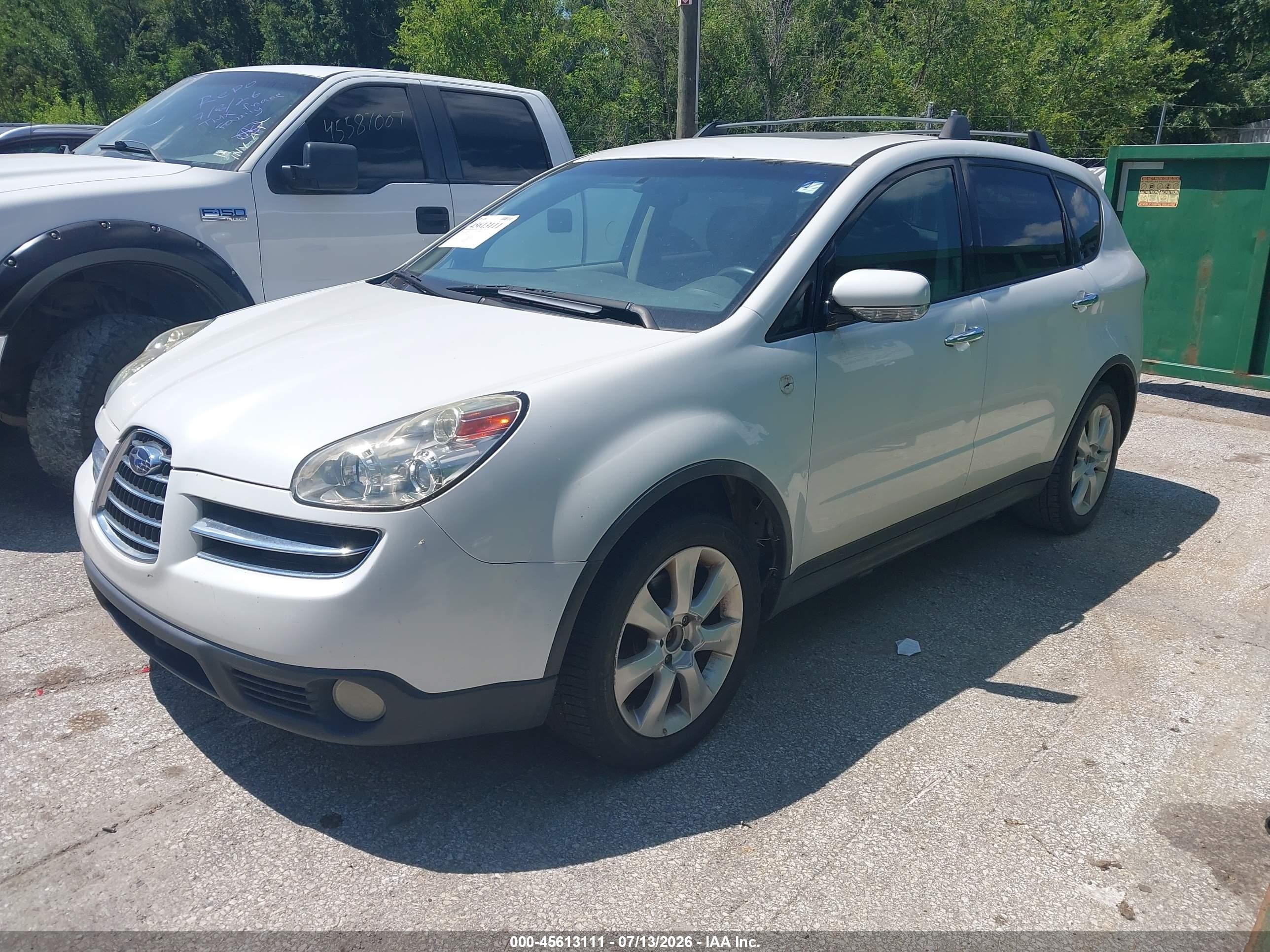 2006 Subaru B9 Tribeca Base 7-passenger/limited 7-passenger White vin: 4S4WX85C664408412