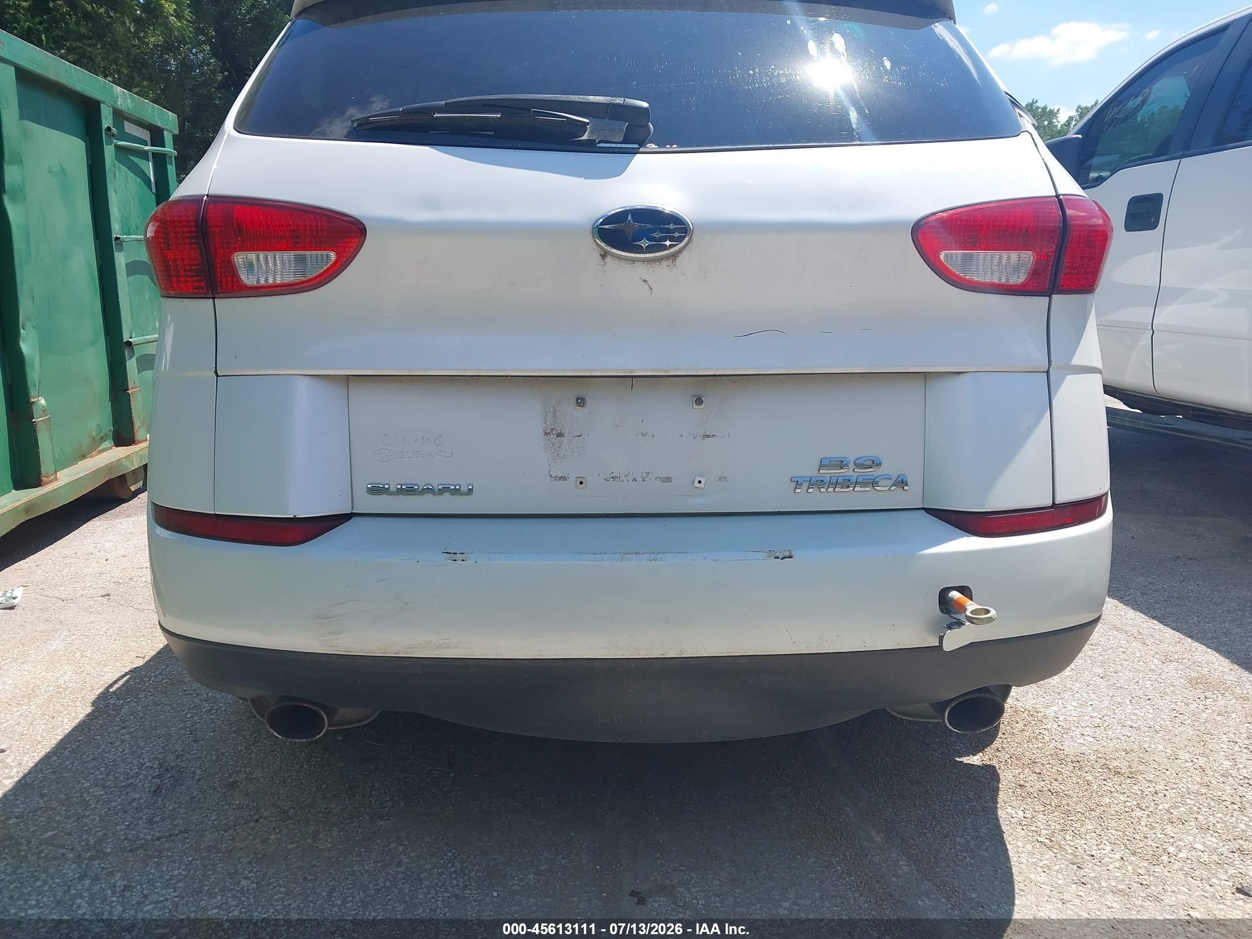 2006 Subaru B9 Tribeca Base 7-passenger/limited 7-passenger White vin: 4S4WX85C664408412