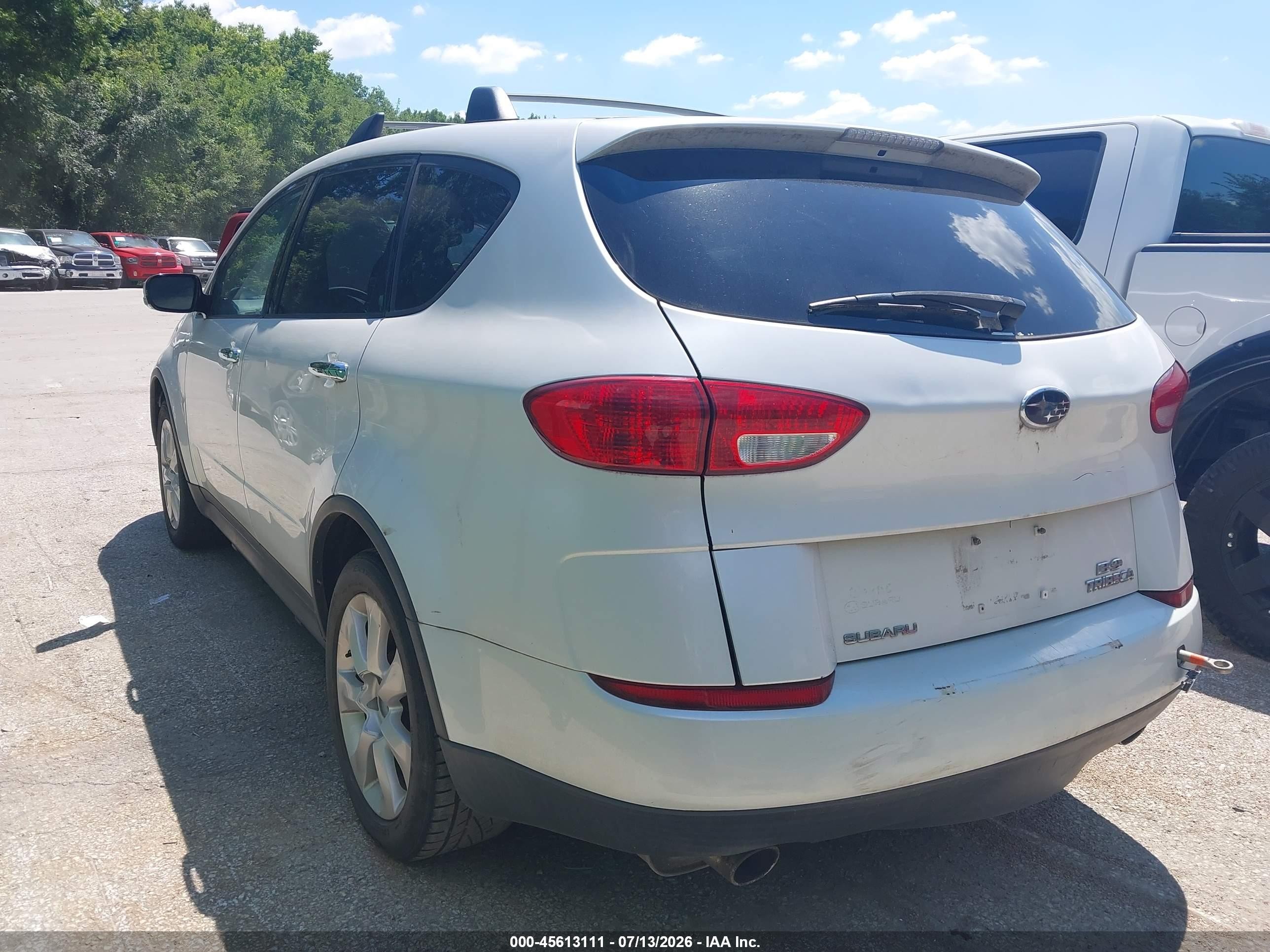 2006 Subaru B9 Tribeca Base 7-passenger/limited 7-passenger White vin: 4S4WX85C664408412