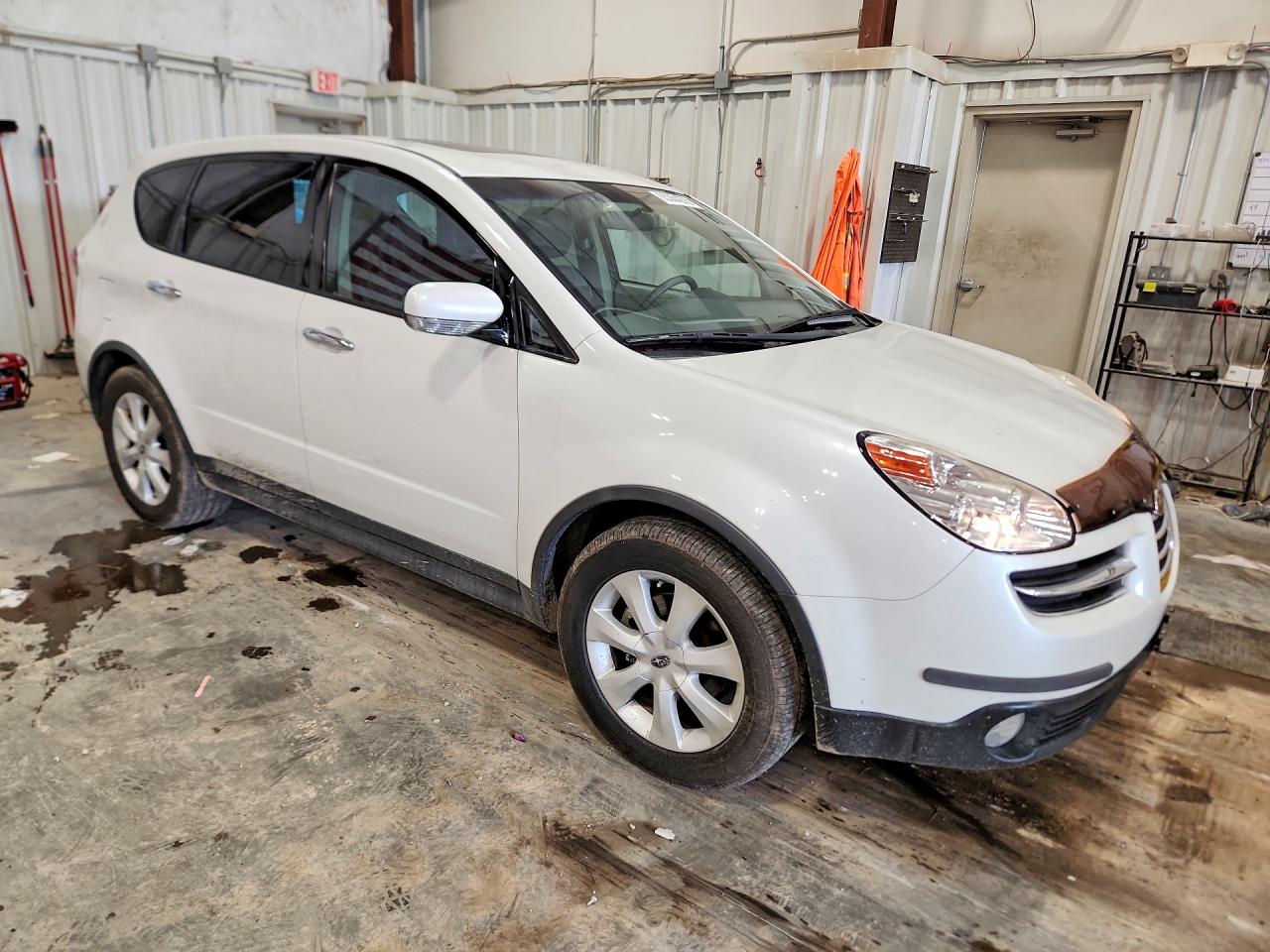 2006 Subaru B9 Tribeca 3.0 H6 White vin: 4S4WX85C664412167