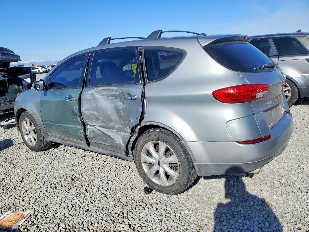 2006 Subaru Tribeca Silver vin: 4S4WX85C664428546