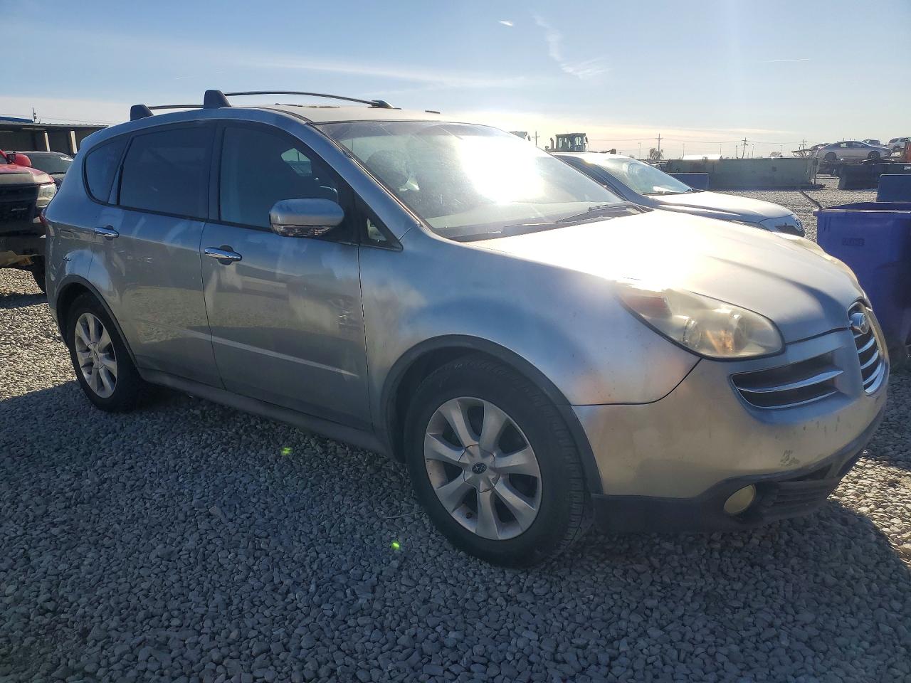 2006 Subaru Tribeca Silver vin: 4S4WX85C664428546