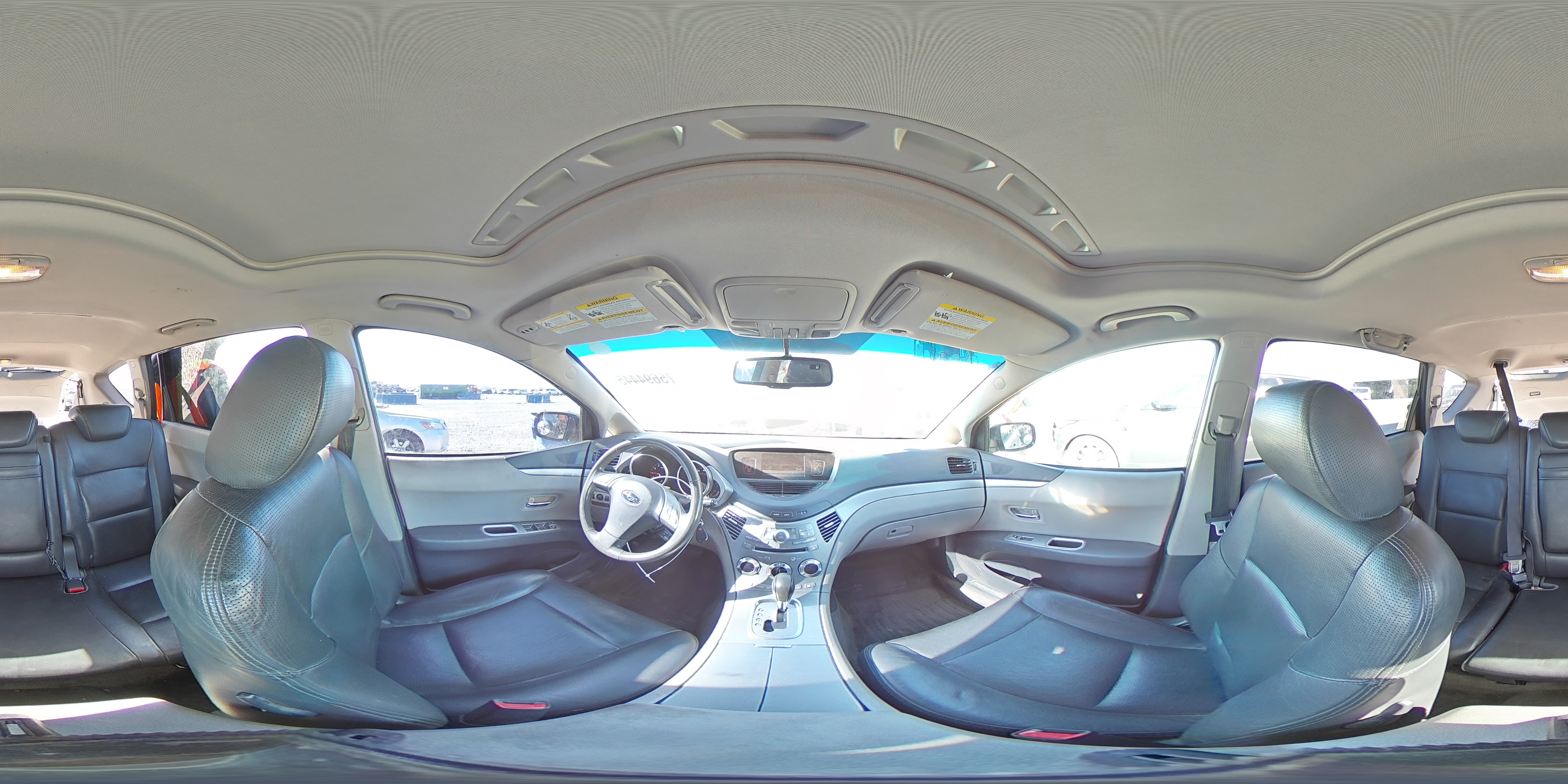 2006 Subaru Tribeca Silver vin: 4S4WX85C664428546