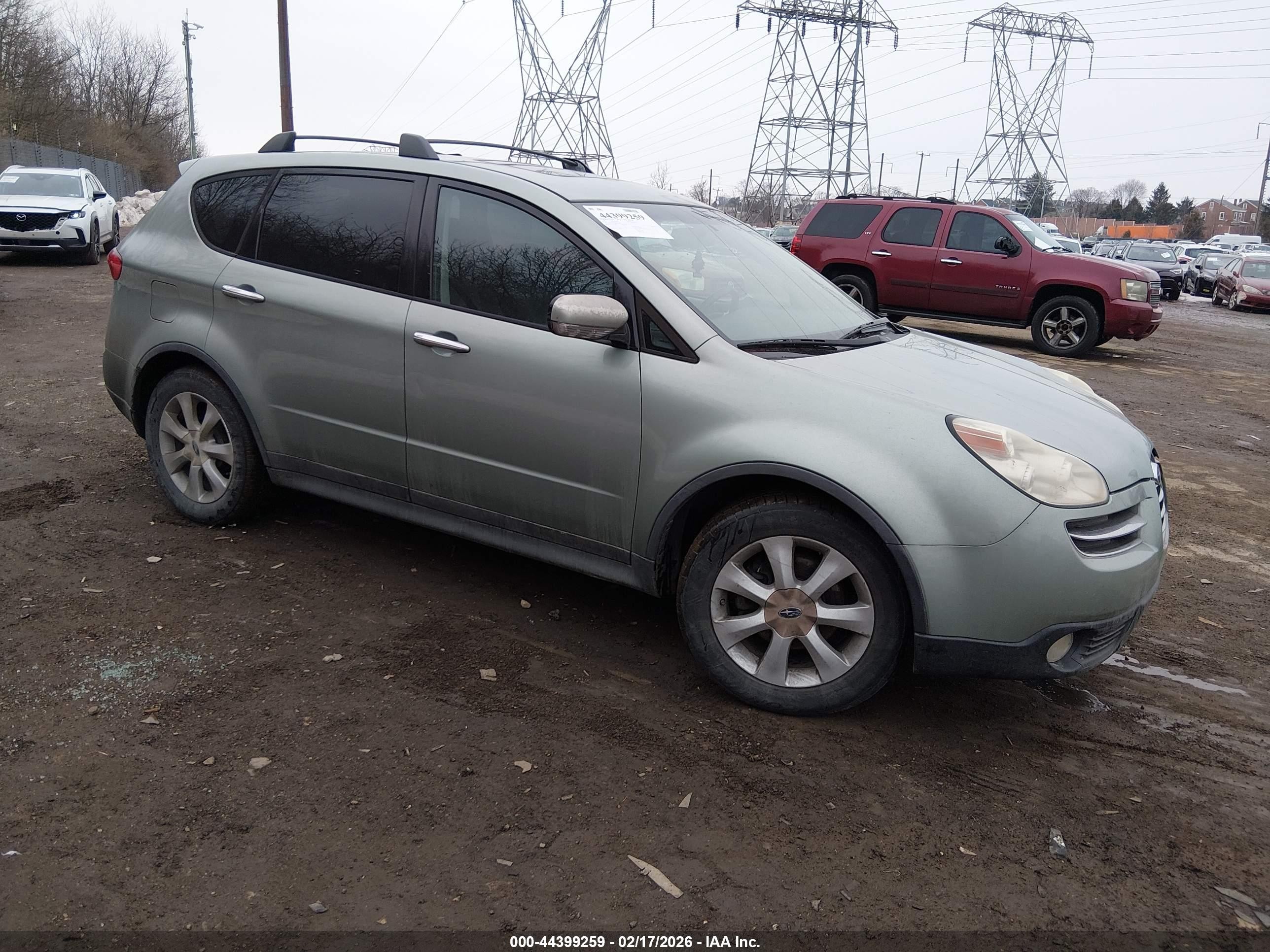2006 Subaru B9 Tribeca Base 7-passenger Green vin: 4S4WX85C864429665