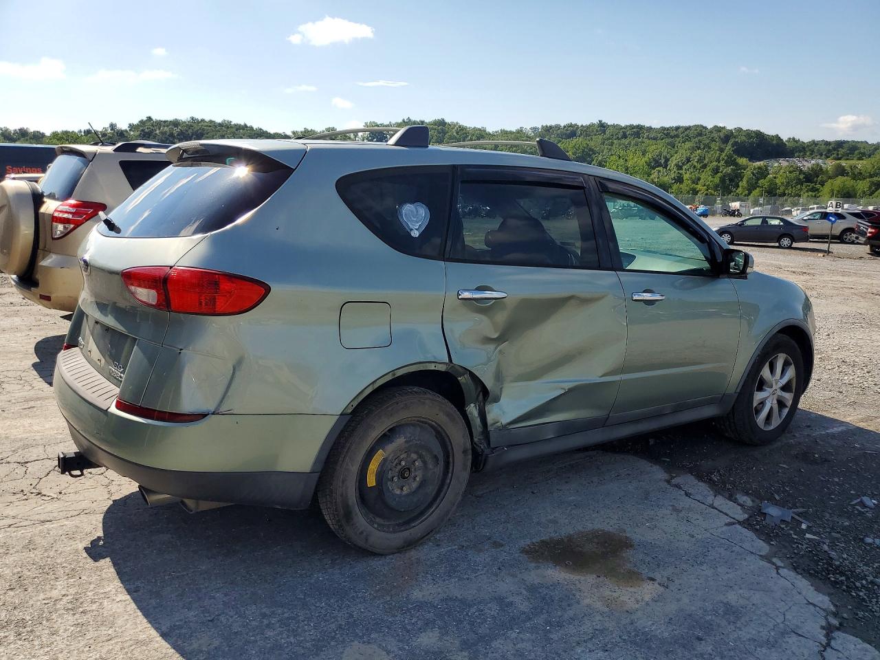 2006 Subaru B9 Tribeca 3.0 H6 Green vin: 4S4WX85C964402166