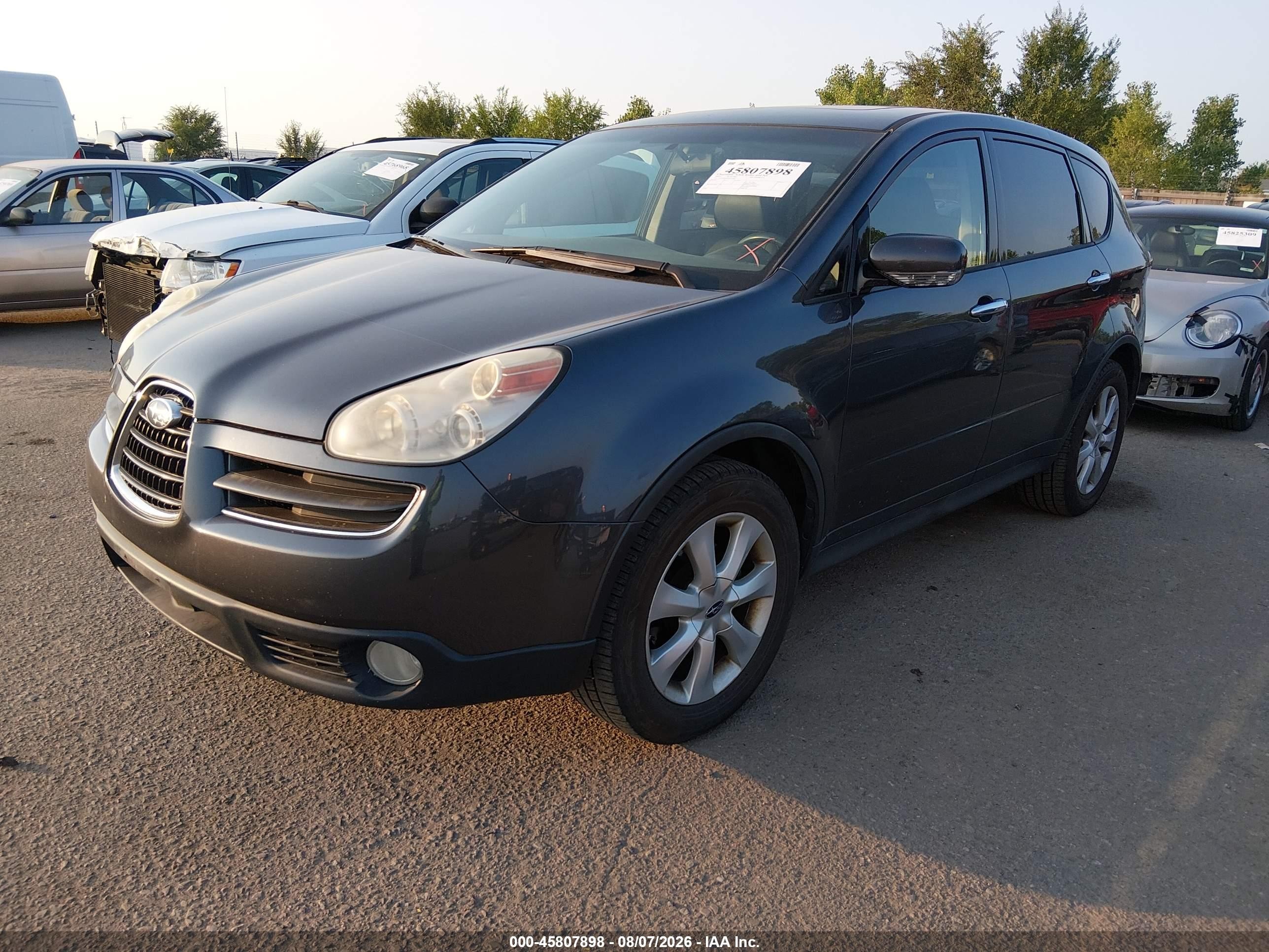 2007 Subaru B9 Tribeca Limited 7-passenger Blue vin: 4S4WX85D474410086