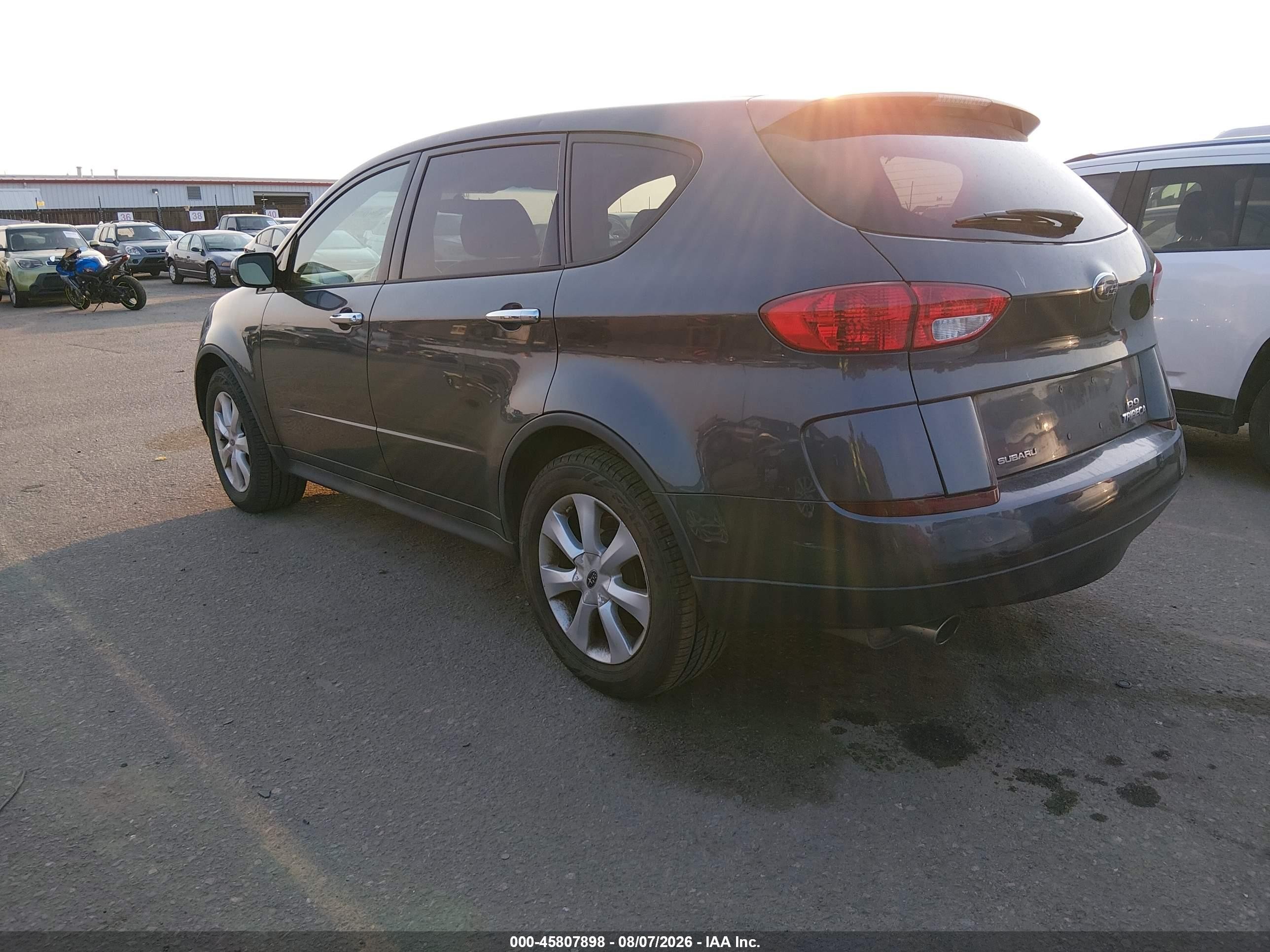 2007 Subaru B9 Tribeca Limited 7-passenger Blue vin: 4S4WX85D474410086
