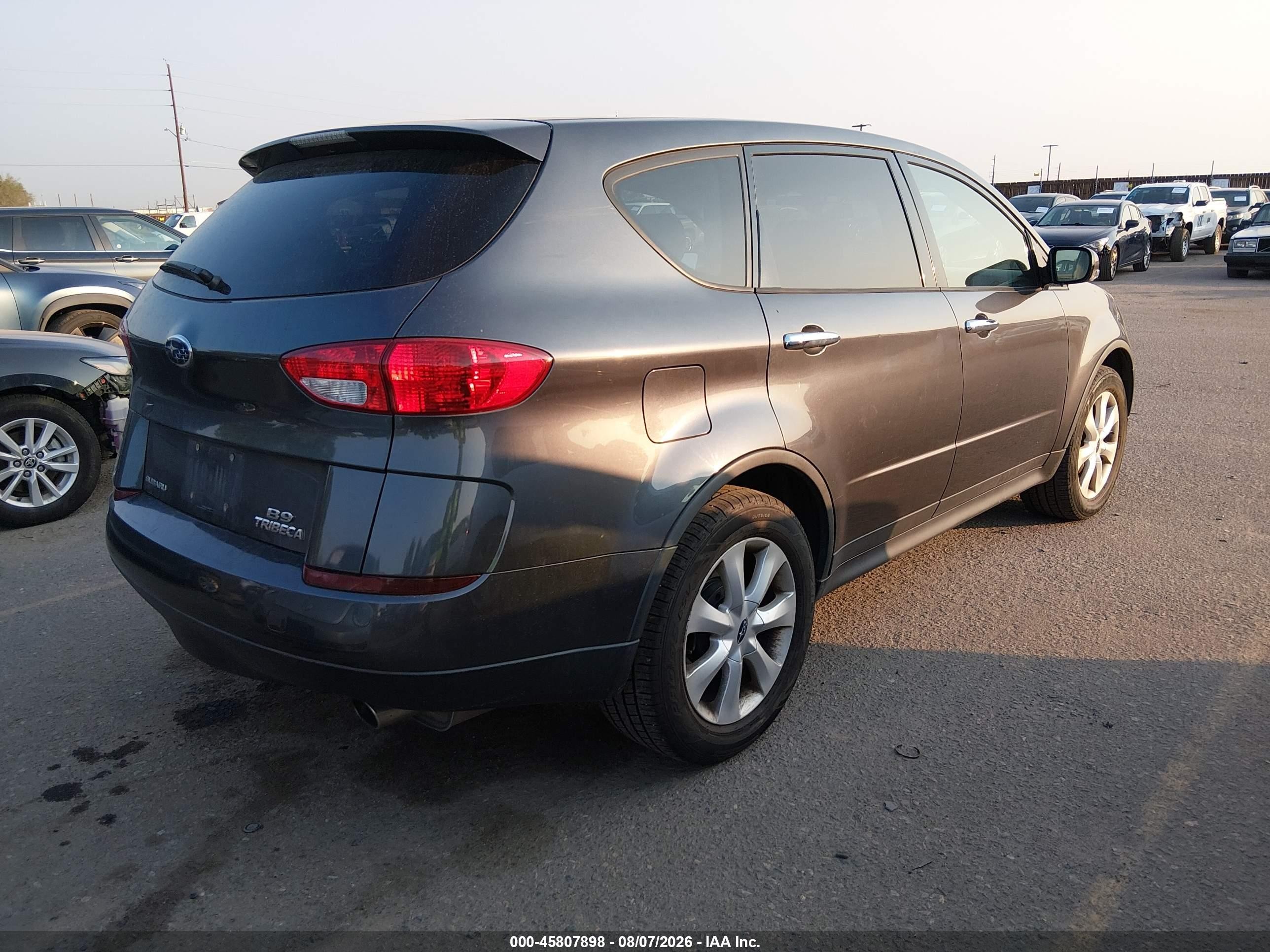 2007 Subaru B9 Tribeca Limited 7-passenger Blue vin: 4S4WX85D474410086