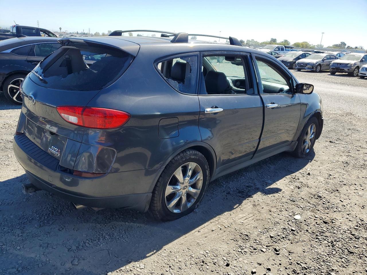 2007 Subaru B9 Tribeca 3.0 H6 Gray vin: 4S4WX85D674408422
