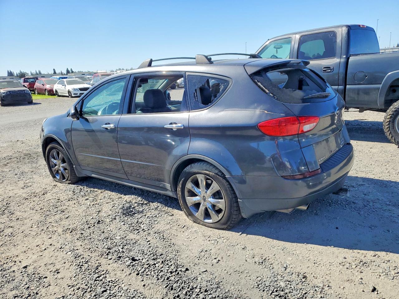 2007 Subaru B9 Tribeca 3.0 H6 Gray vin: 4S4WX85D674408422
