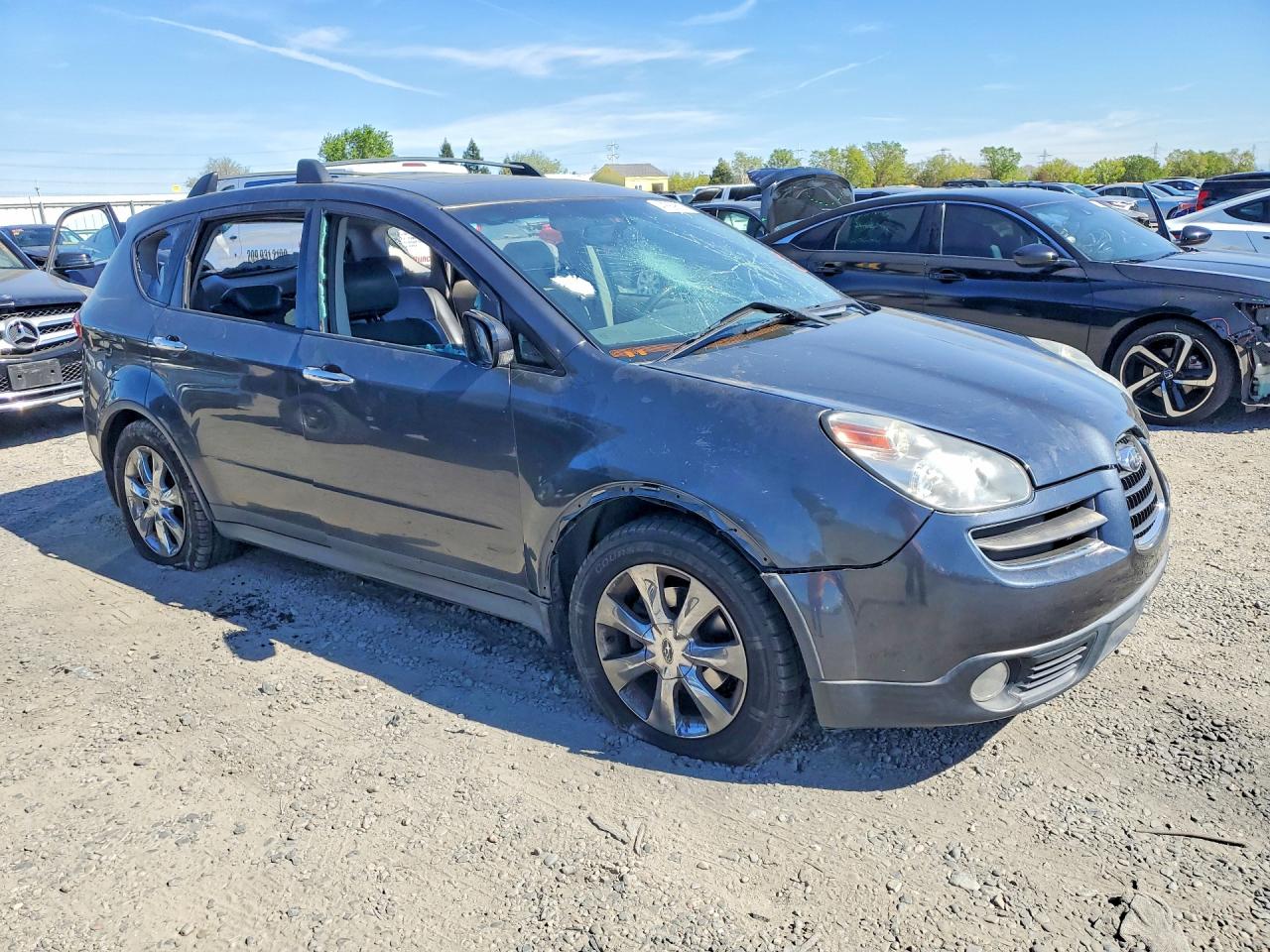 2007 Subaru B9 Tribeca 3.0 H6 Gray vin: 4S4WX85D674408422