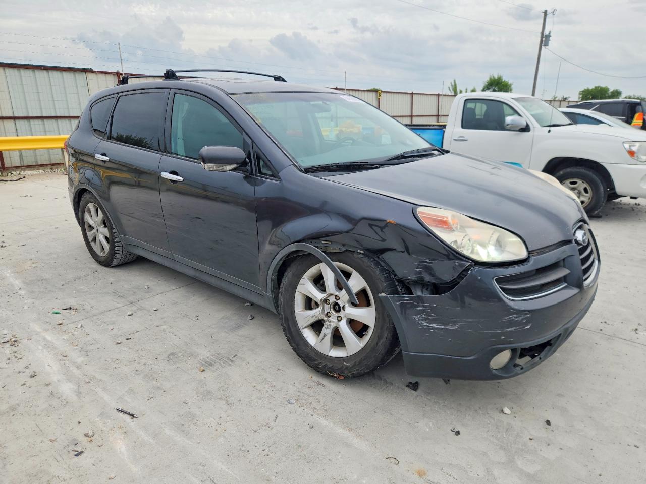 2007 Subaru B9 Tribeca 3.0 H6 Gray vin: 4S4WX85D774402631