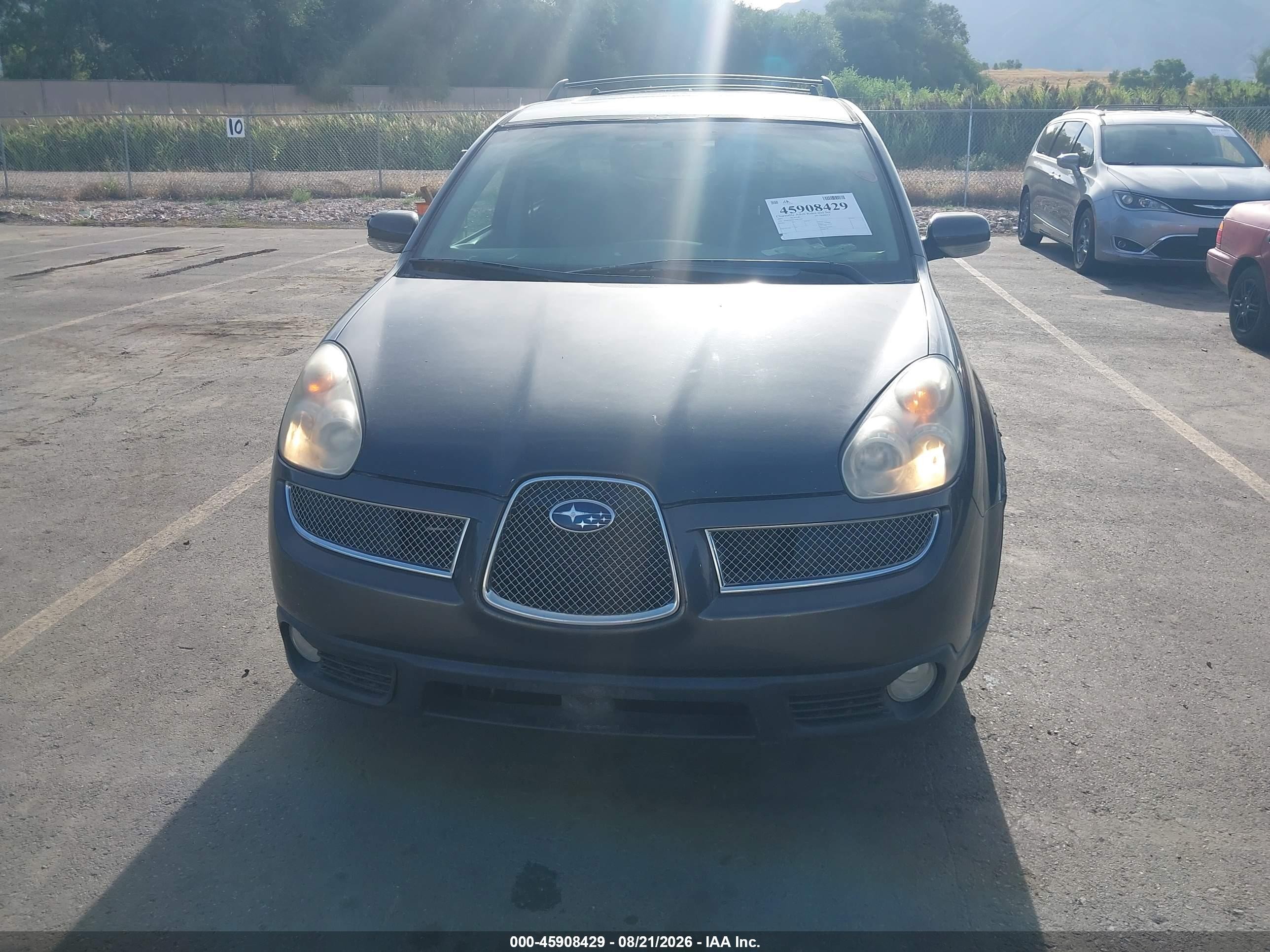 2007 Subaru B9 Tribeca Limited 7-passenger Blue vin: 4S4WX85D774407327