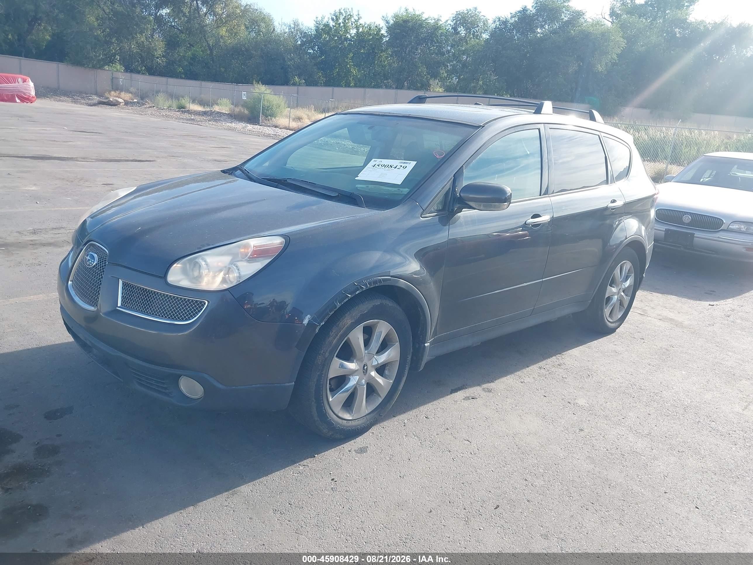 2007 Subaru B9 Tribeca Limited 7-passenger Blue vin: 4S4WX85D774407327