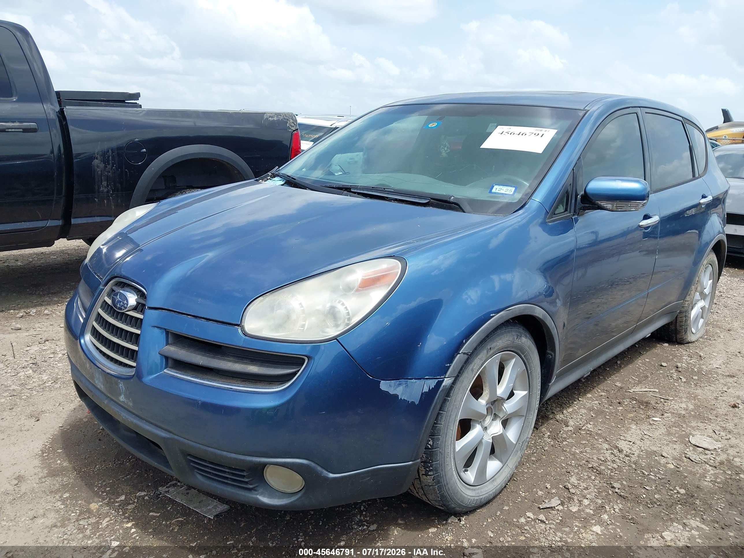 2007 Subaru B9 Tribeca Limited 7-passenger Blue vin: 4S4WX85DX74407418