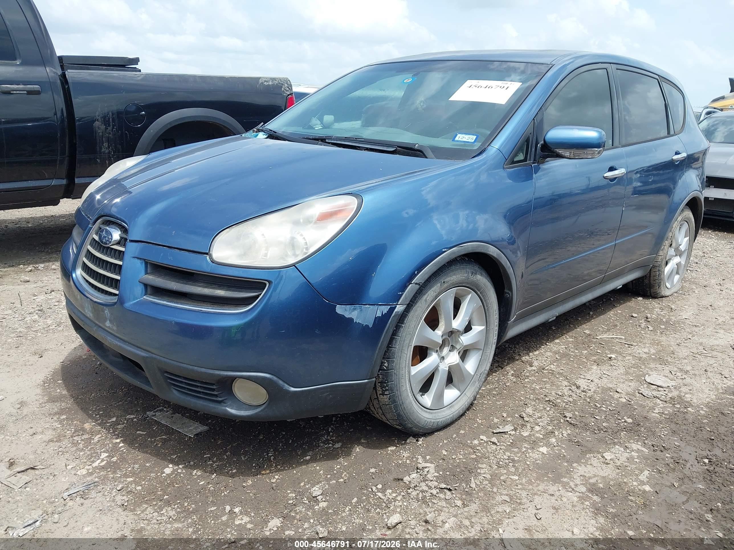 2007 Subaru B9 Tribeca Limited 7-passenger Blue vin: 4S4WX85DX74407418