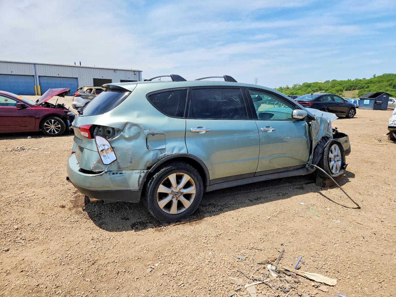 2006 Subaru B9 Tribeca 3.0 H6/3.0 H6 Limited Зеленый vin: 4S4WX86C064406671