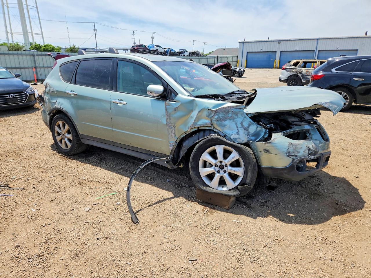 2006 Subaru B9 Tribeca 3.0 H6/3.0 H6 Limited Зеленый vin: 4S4WX86C064406671