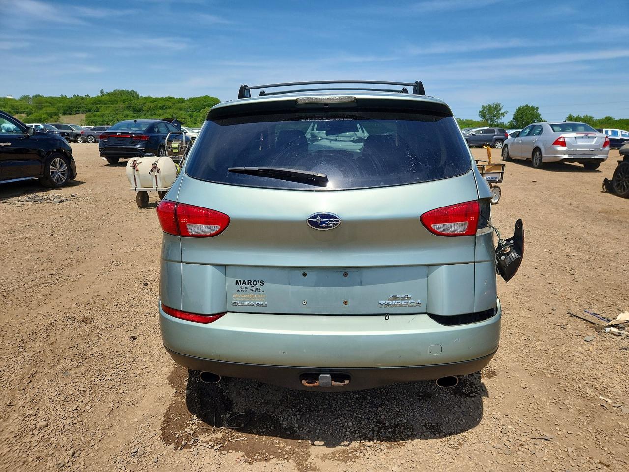2006 Subaru B9 Tribeca 3.0 H6/3.0 H6 Limited Зеленый vin: 4S4WX86C064406671
