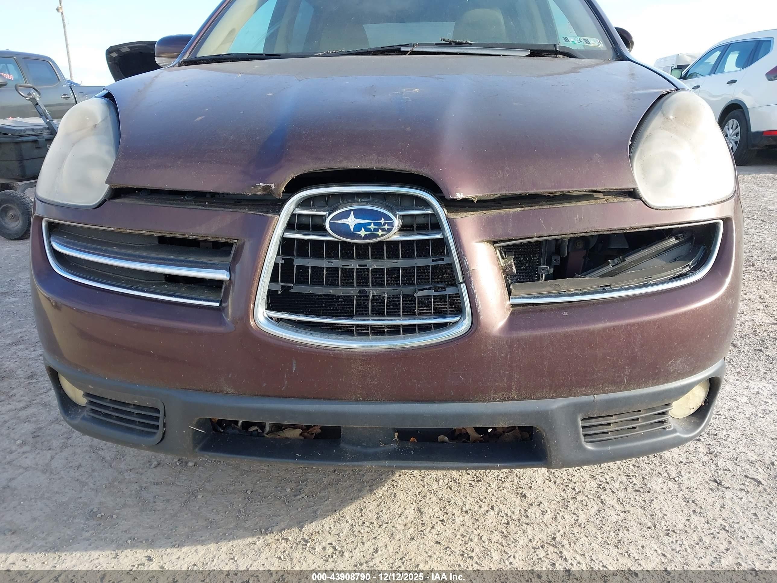 2006 Subaru B9 Tribeca Base 7-passenger/limited 7-passenger Maroon vin: 4S4WX86C264404470
