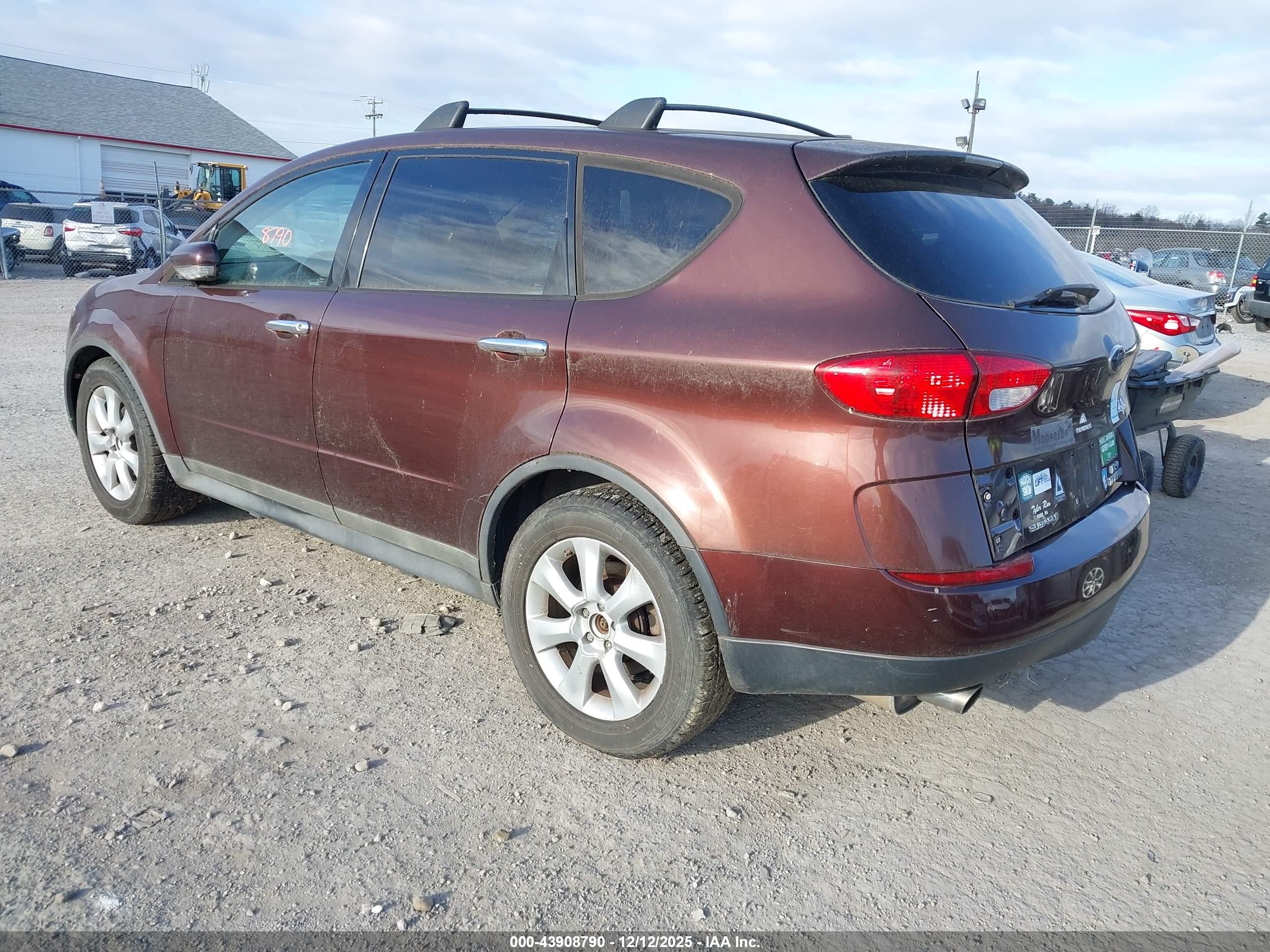 2006 Subaru B9 Tribeca Base 7-passenger/limited 7-passenger Maroon vin: 4S4WX86C264404470