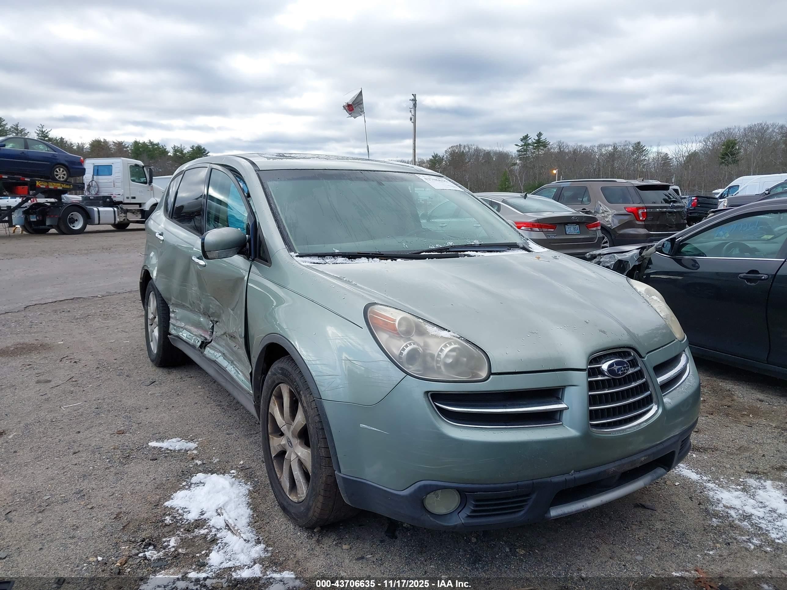 2006 Subaru B9 Tribeca Base 7-passenger/limited 7-passenger Зеленый vin: 4S4WX86C264414982
