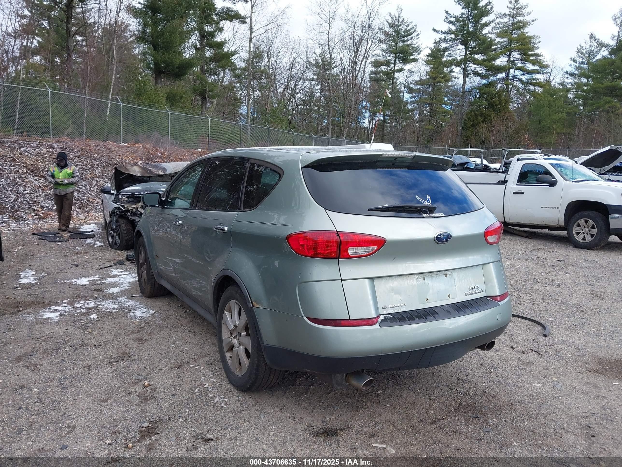 2006 Subaru B9 Tribeca Base 7-passenger/limited 7-passenger Зеленый vin: 4S4WX86C264414982
