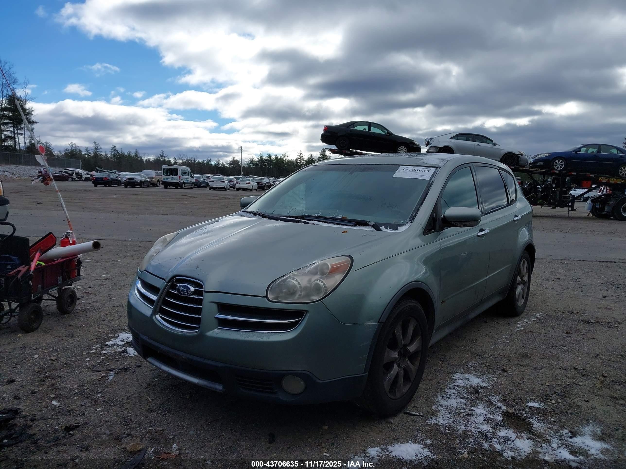 2006 Subaru B9 Tribeca Base 7-passenger/limited 7-passenger Зеленый vin: 4S4WX86C264414982