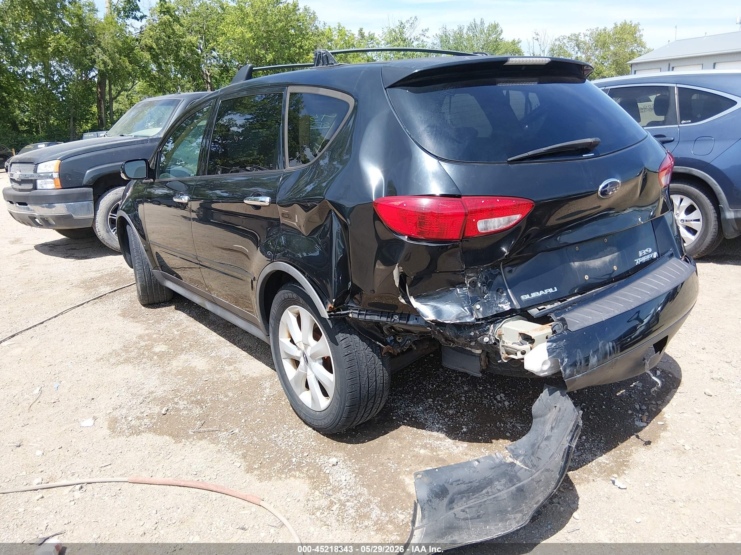 2006 Subaru B9 Tribeca Base 7-passenger/limited 7-passenger Black vin: 4S4WX86C364412318