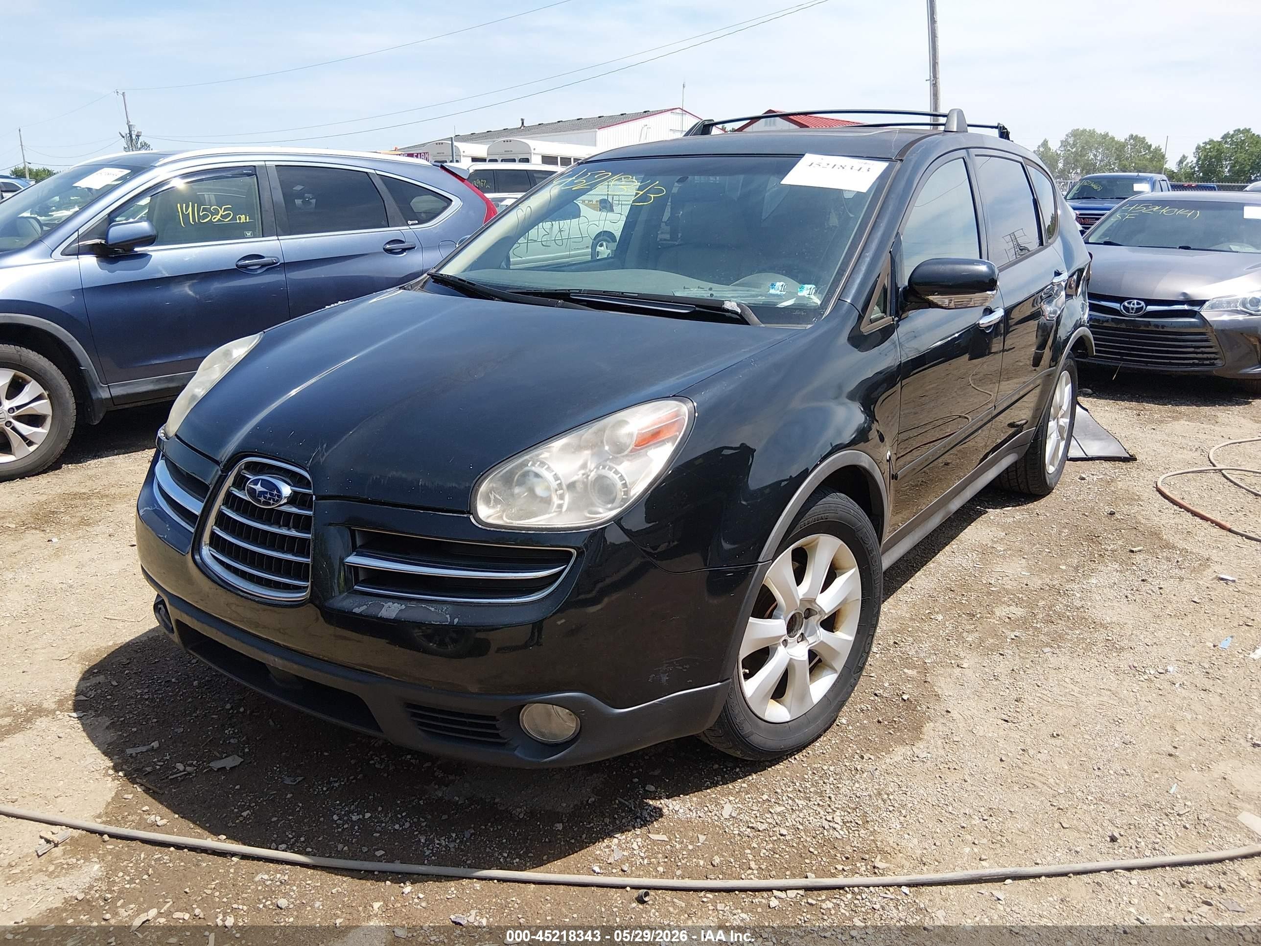 2006 Subaru B9 Tribeca Base 7-passenger/limited 7-passenger Black vin: 4S4WX86C364412318