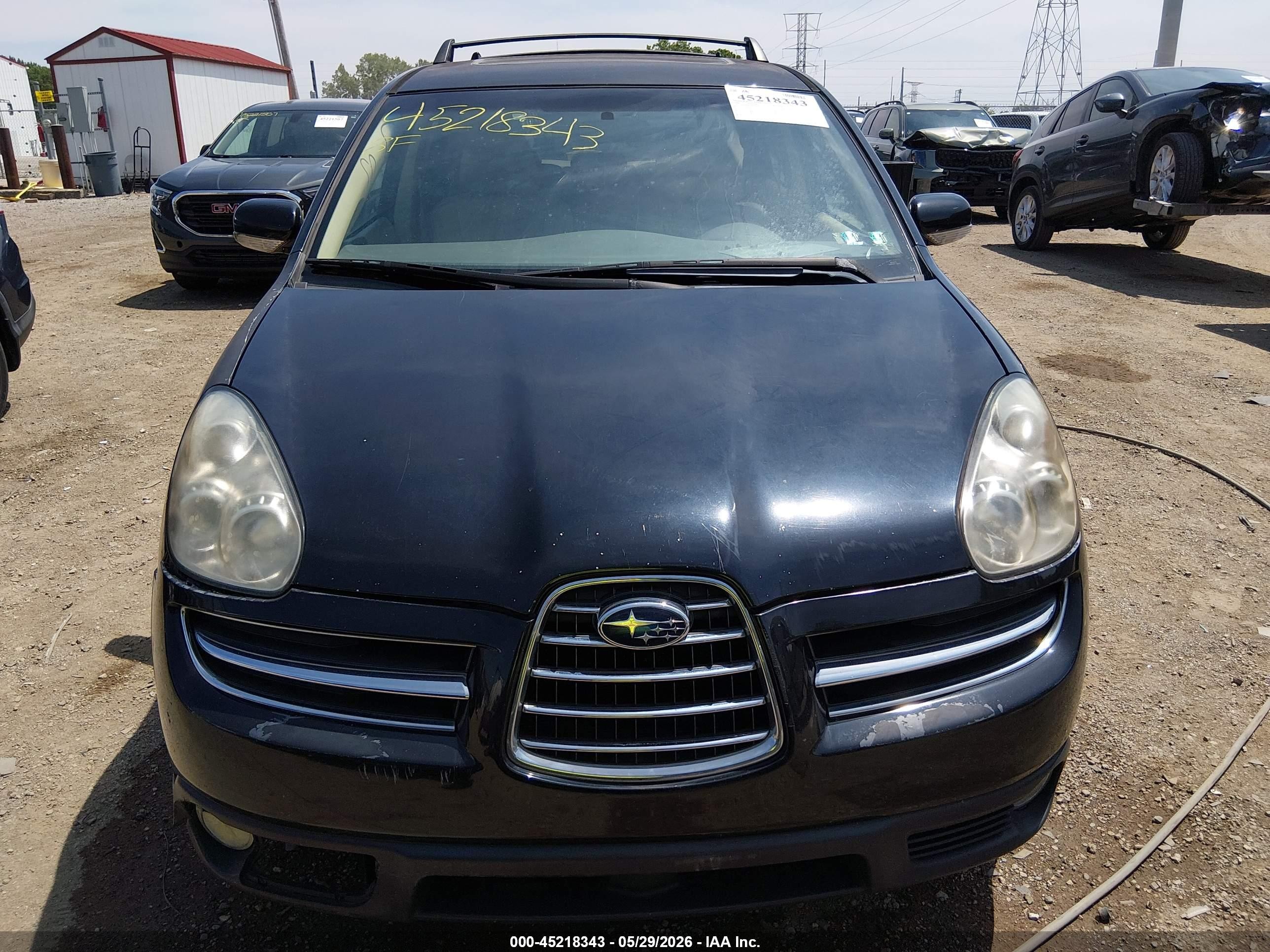 2006 Subaru B9 Tribeca Base 7-passenger/limited 7-passenger Black vin: 4S4WX86C364412318