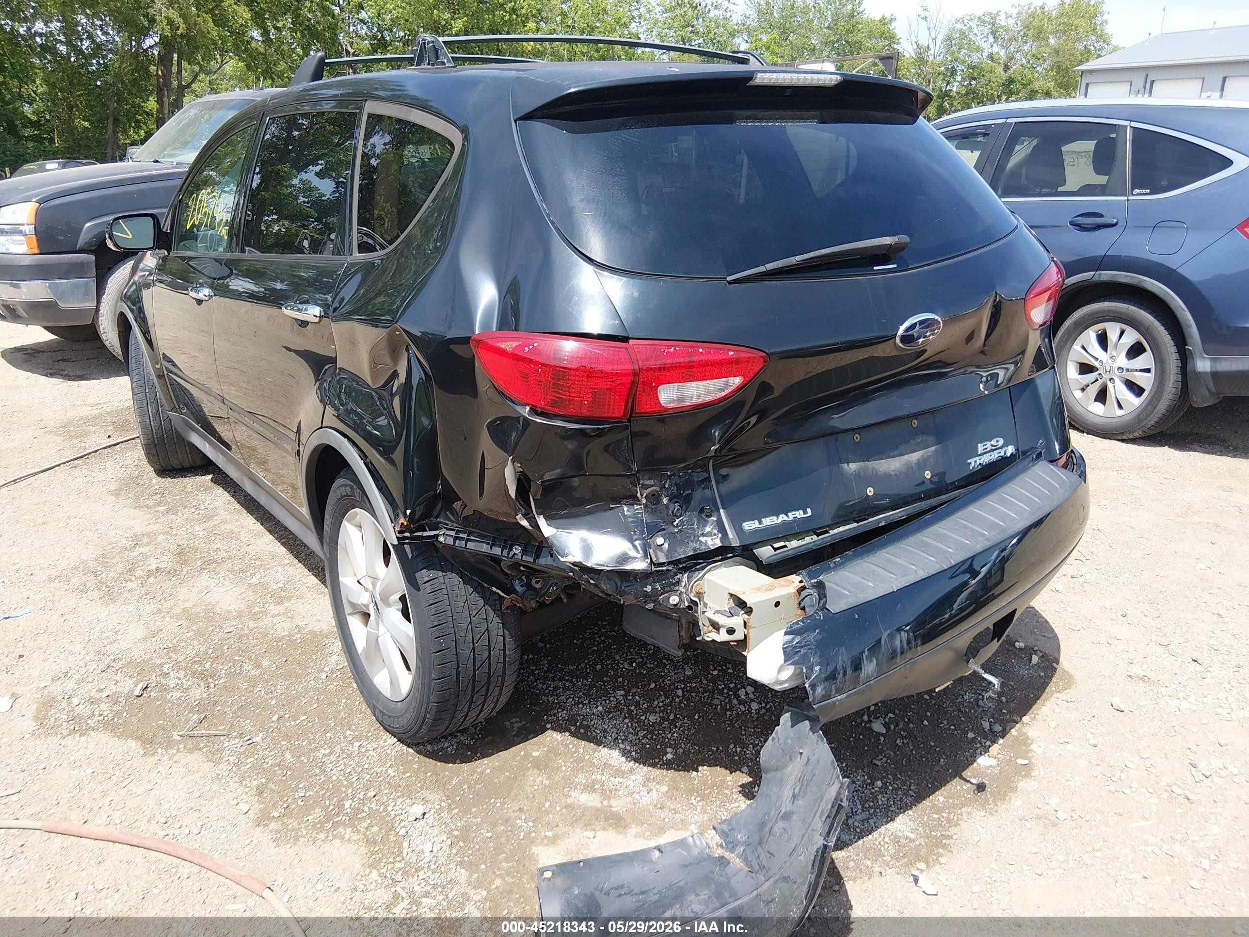 2006 Subaru B9 Tribeca Base 7-passenger/limited 7-passenger Black vin: 4S4WX86C364412318
