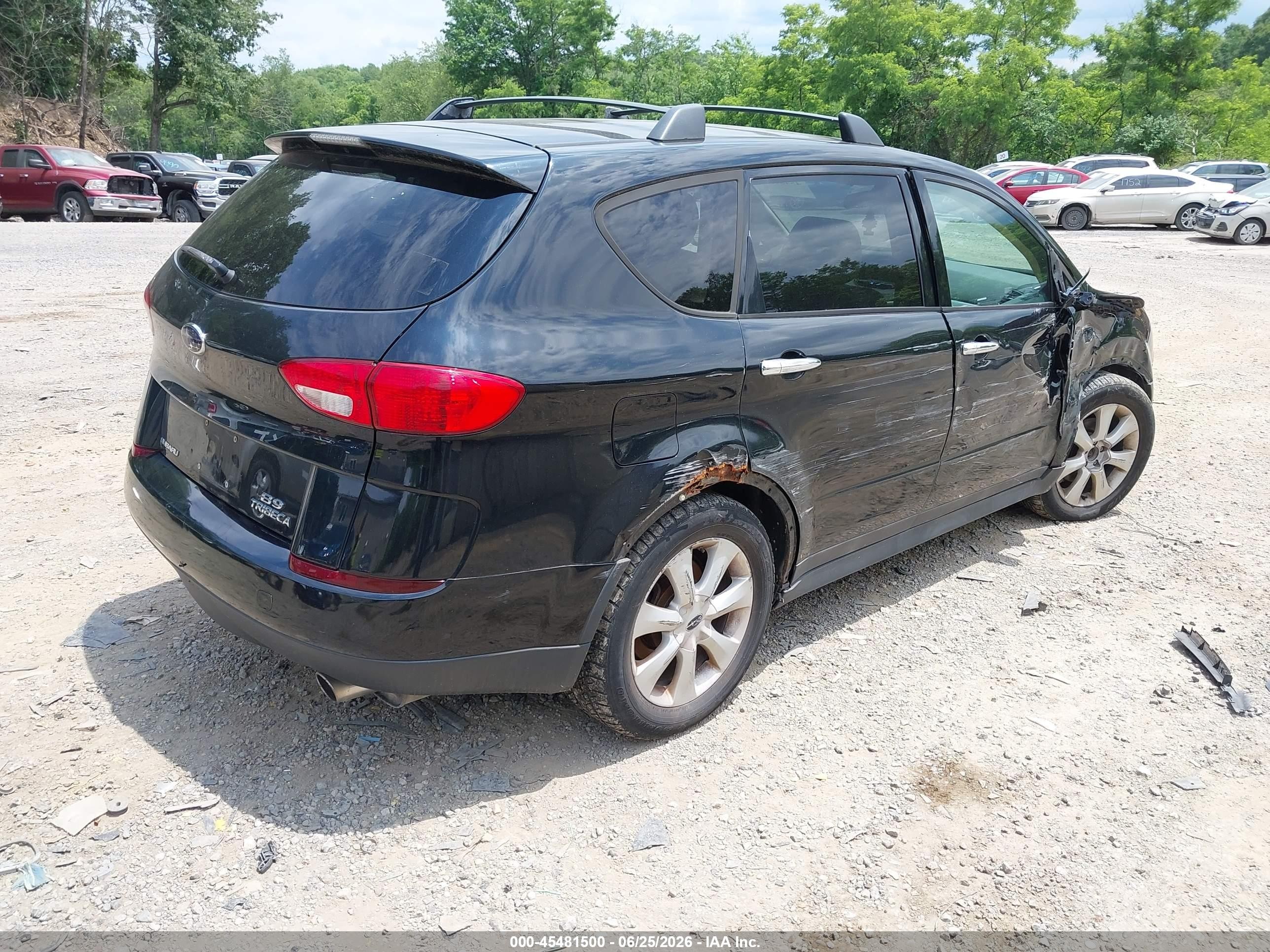 2006 Subaru B9 Tribeca Base 7-passenger/limited 7-passenger Black vin: 4S4WX86C464420847