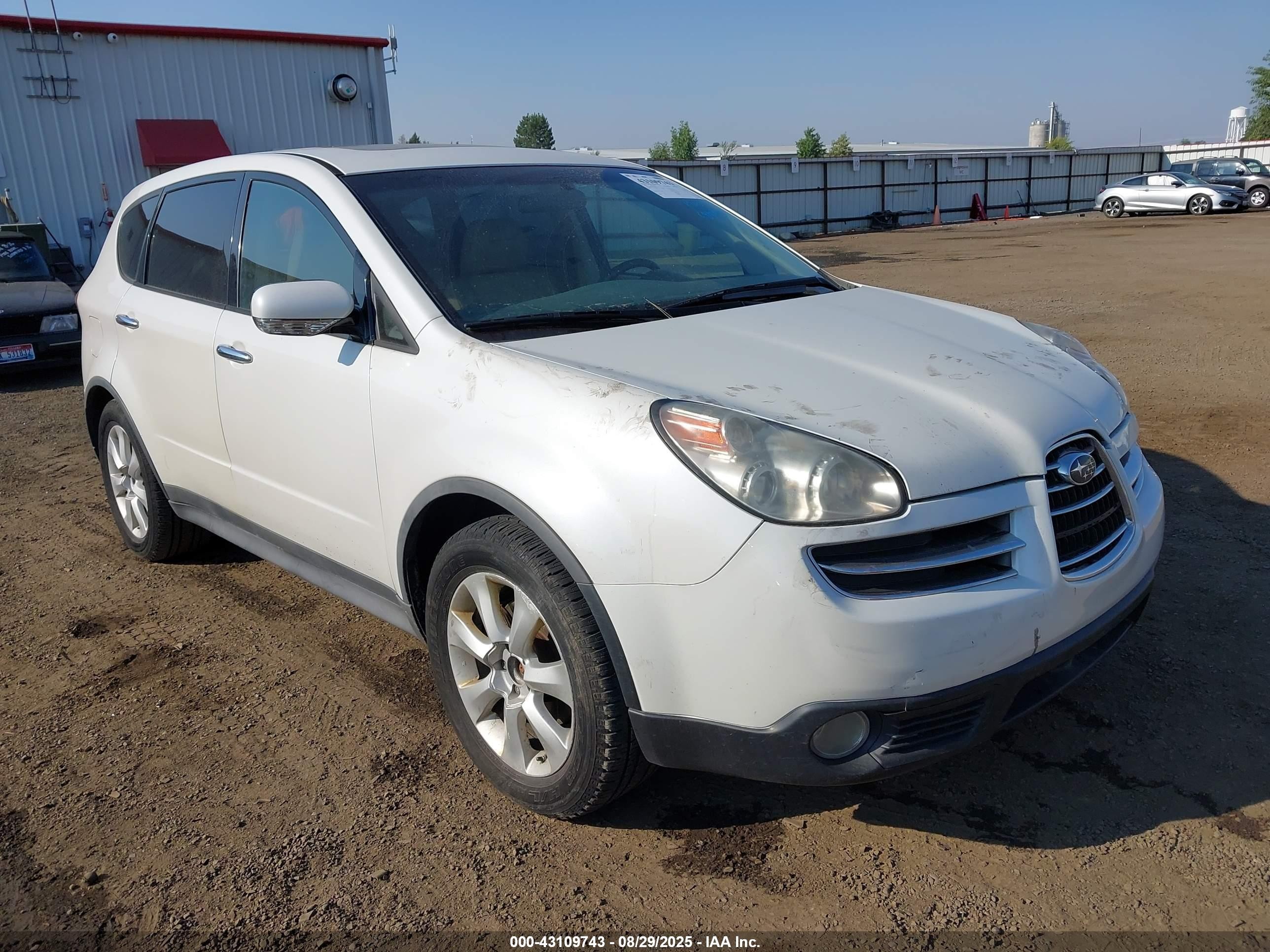 2006 Subaru B9 Tribeca Base 7-passenger/limited 7-passenger White vin: 4S4WX86C664413172