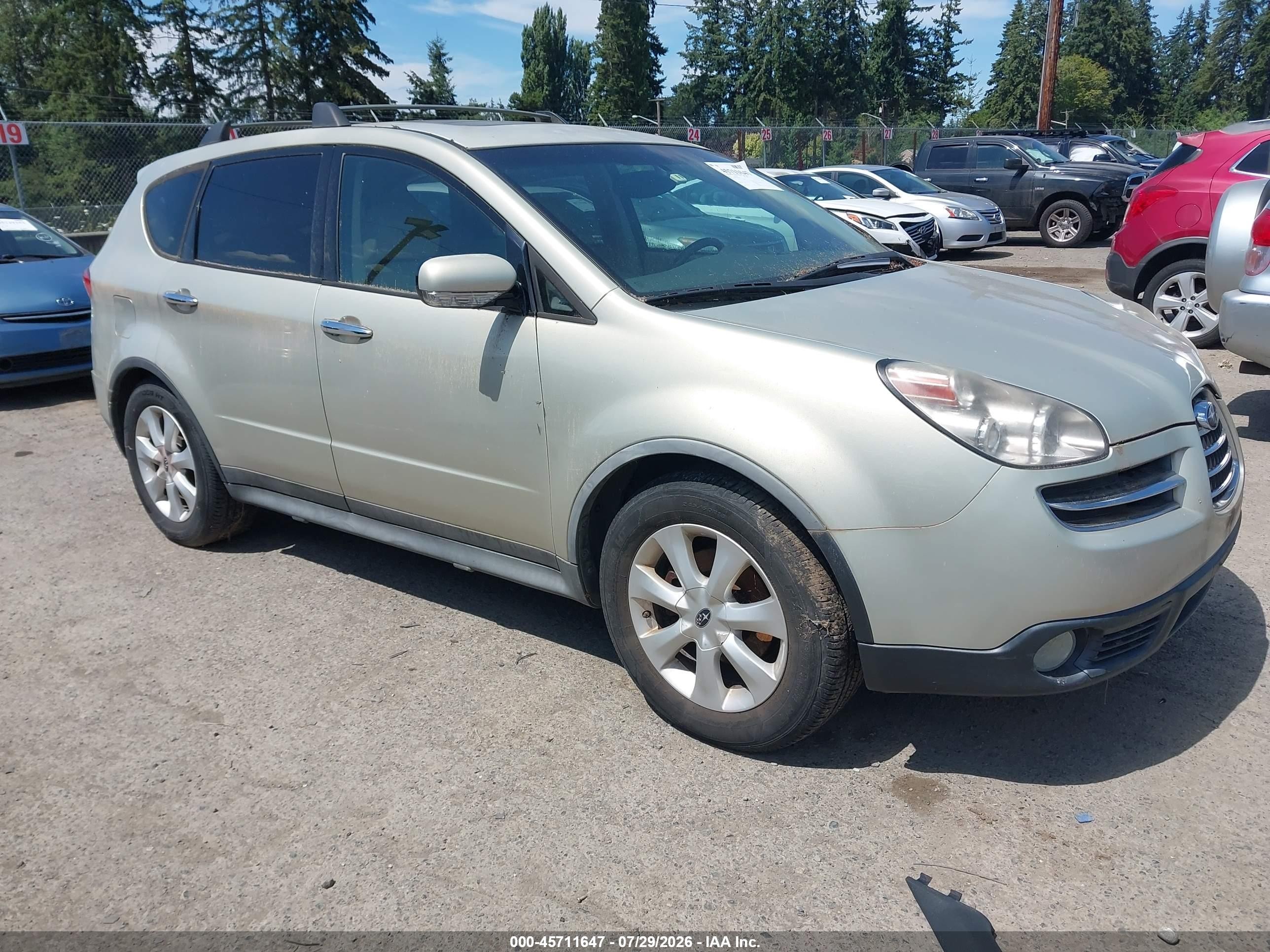 2006 Subaru B9 Tribeca Base 7-passenger/limited 7-passenger Зеленый vin: 4S4WX86C864401993