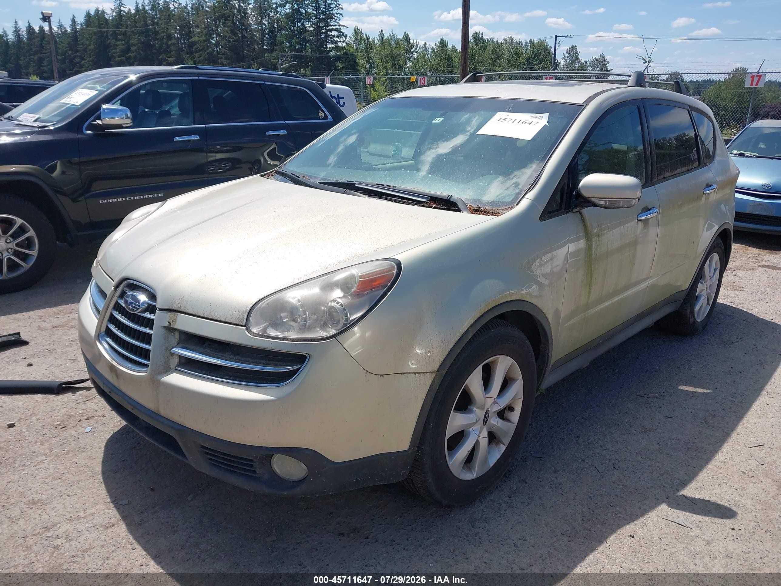 2006 Subaru B9 Tribeca Base 7-passenger/limited 7-passenger Зеленый vin: 4S4WX86C864401993