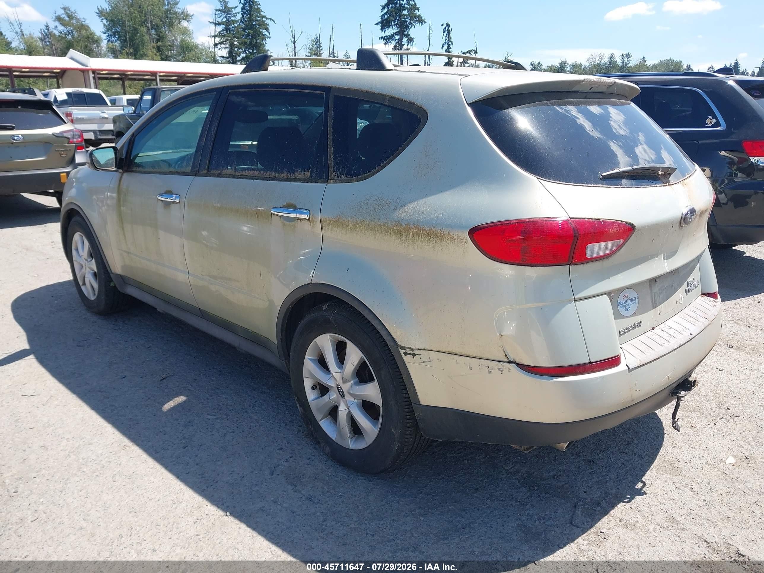 2006 Subaru B9 Tribeca Base 7-passenger/limited 7-passenger Зеленый vin: 4S4WX86C864401993