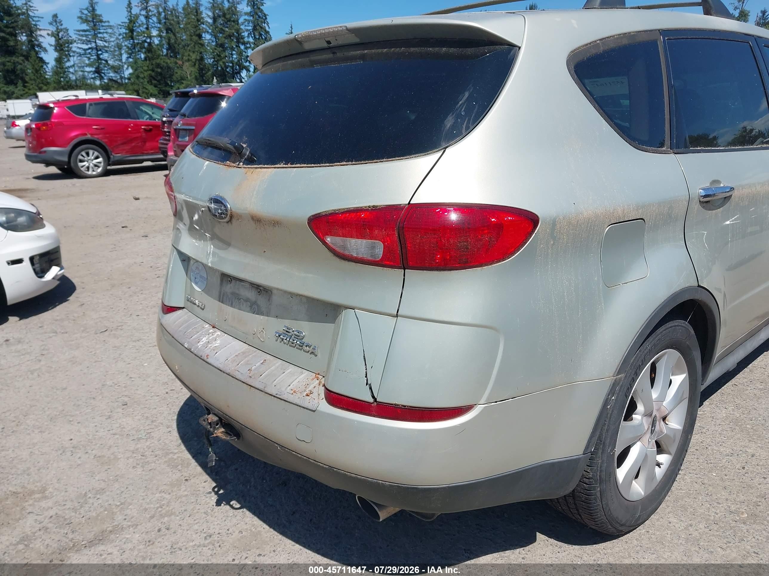 2006 Subaru B9 Tribeca Base 7-passenger/limited 7-passenger Зеленый vin: 4S4WX86C864401993