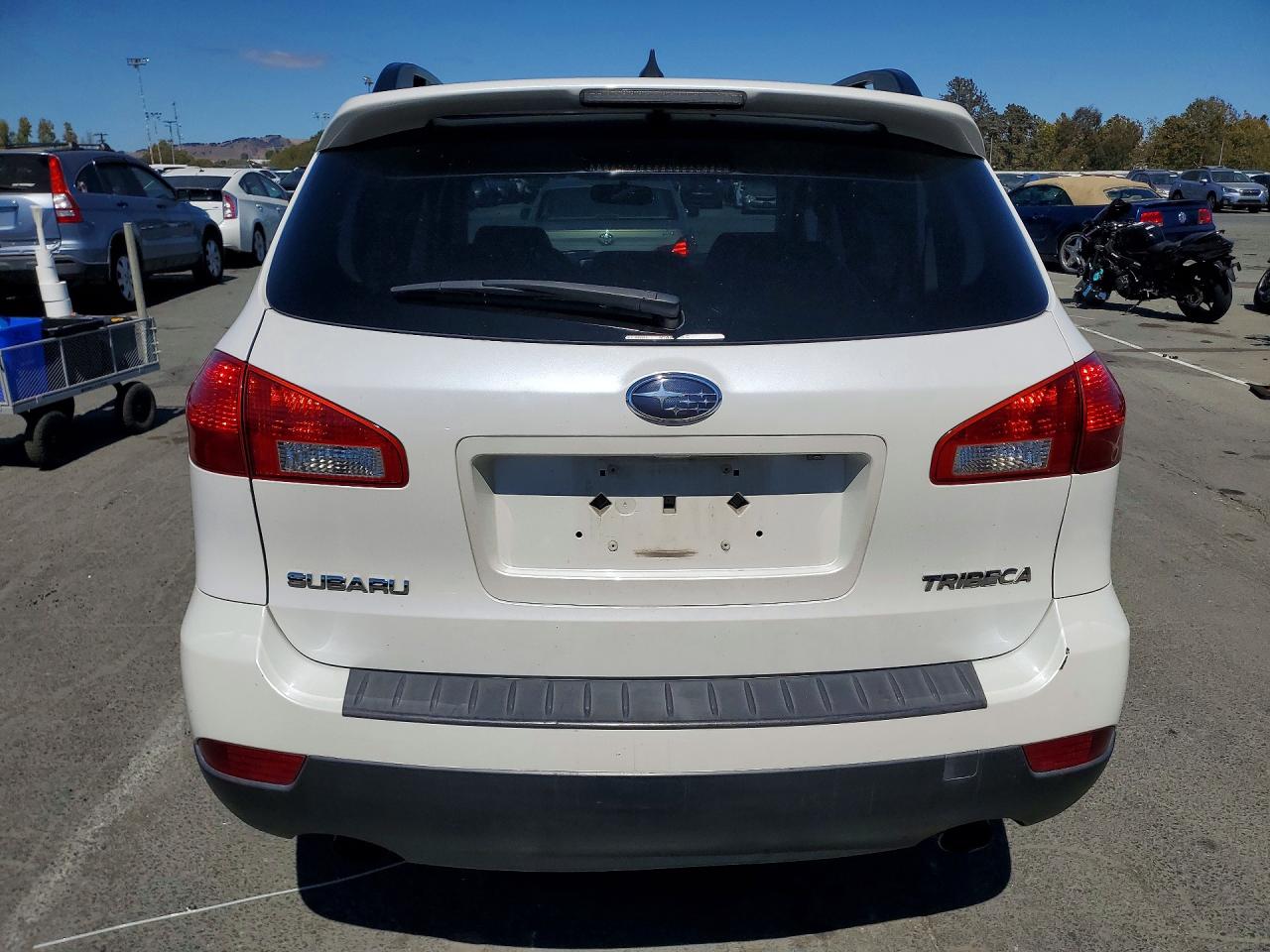 2008 Subaru Tribeca Limited Белый vin: 4S4WX90D084411914