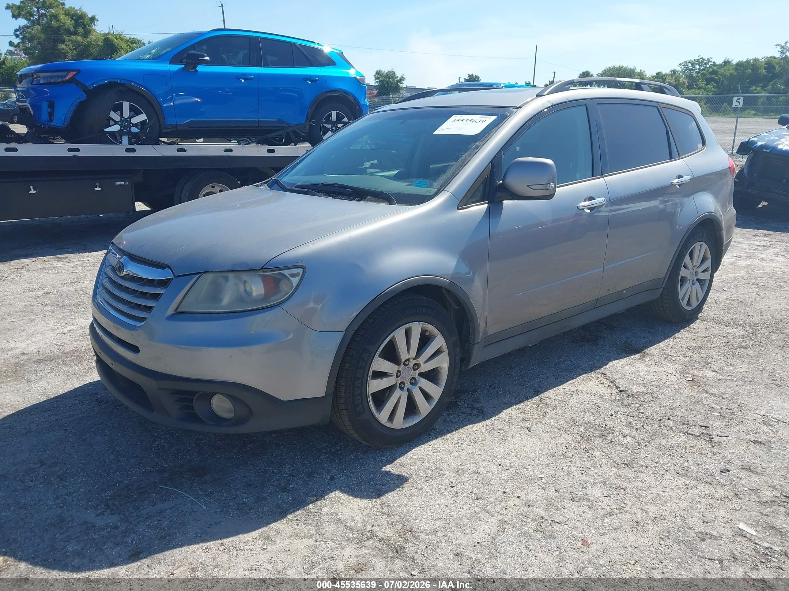 2008 Subaru Tribeca Limited 7-passenger Серый vin: 4S4WX90D184413803