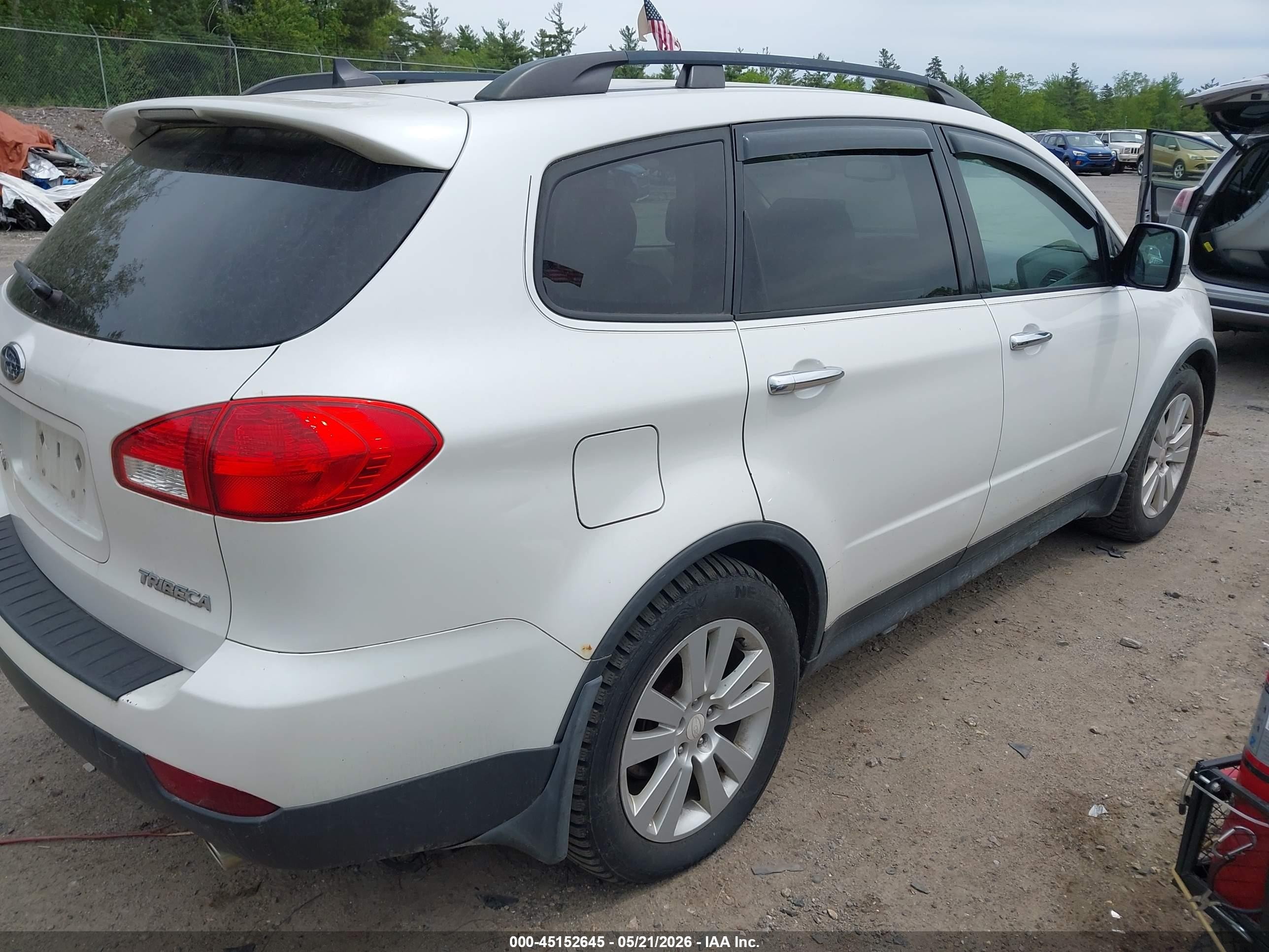 2009 Subaru Tribeca Limited 7-passenger Белый vin: 4S4WX90D794401852