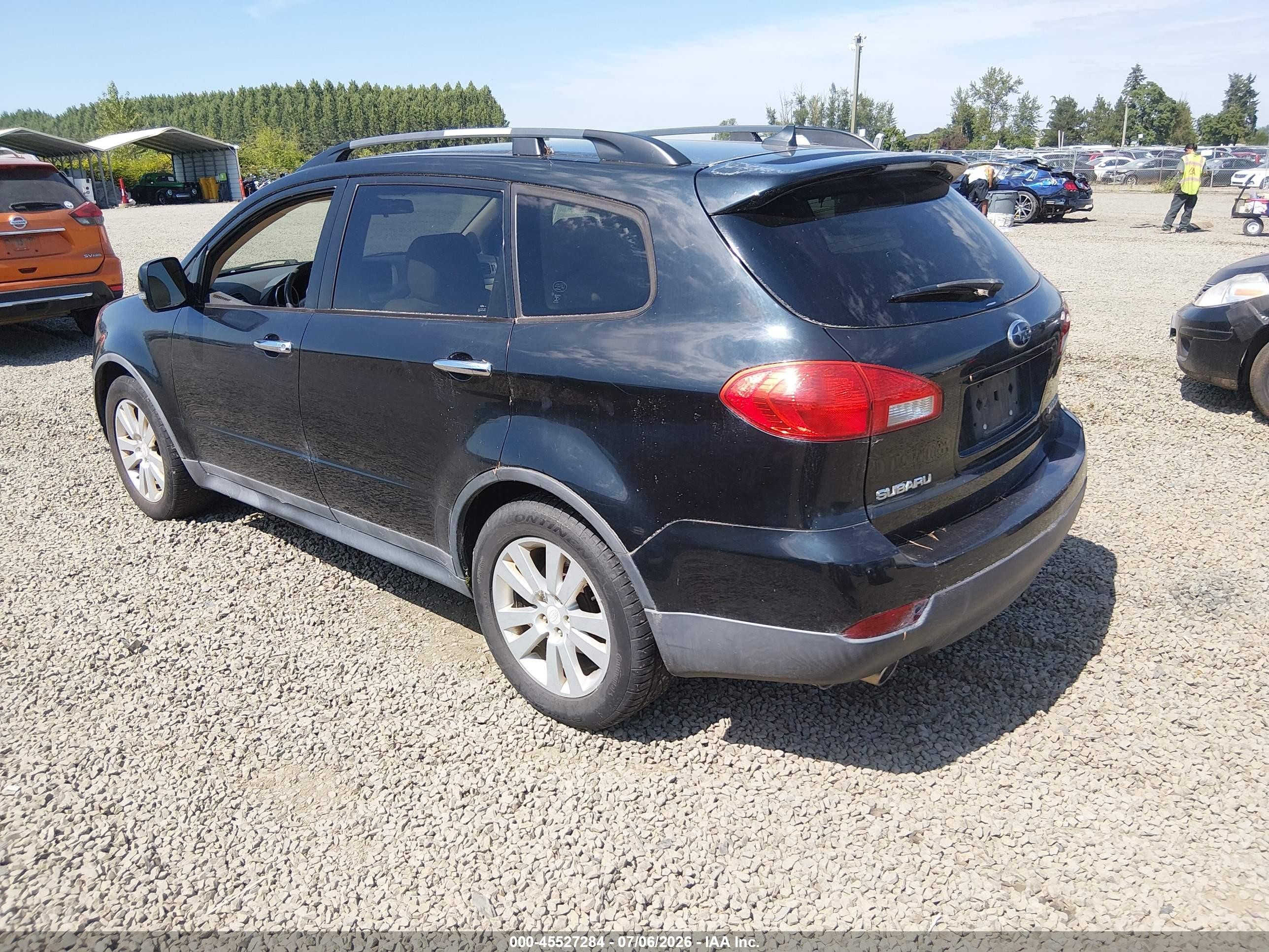 2008 Subaru Tribeca Limited 7-passenger Black vin: 4S4WX90D984415511
